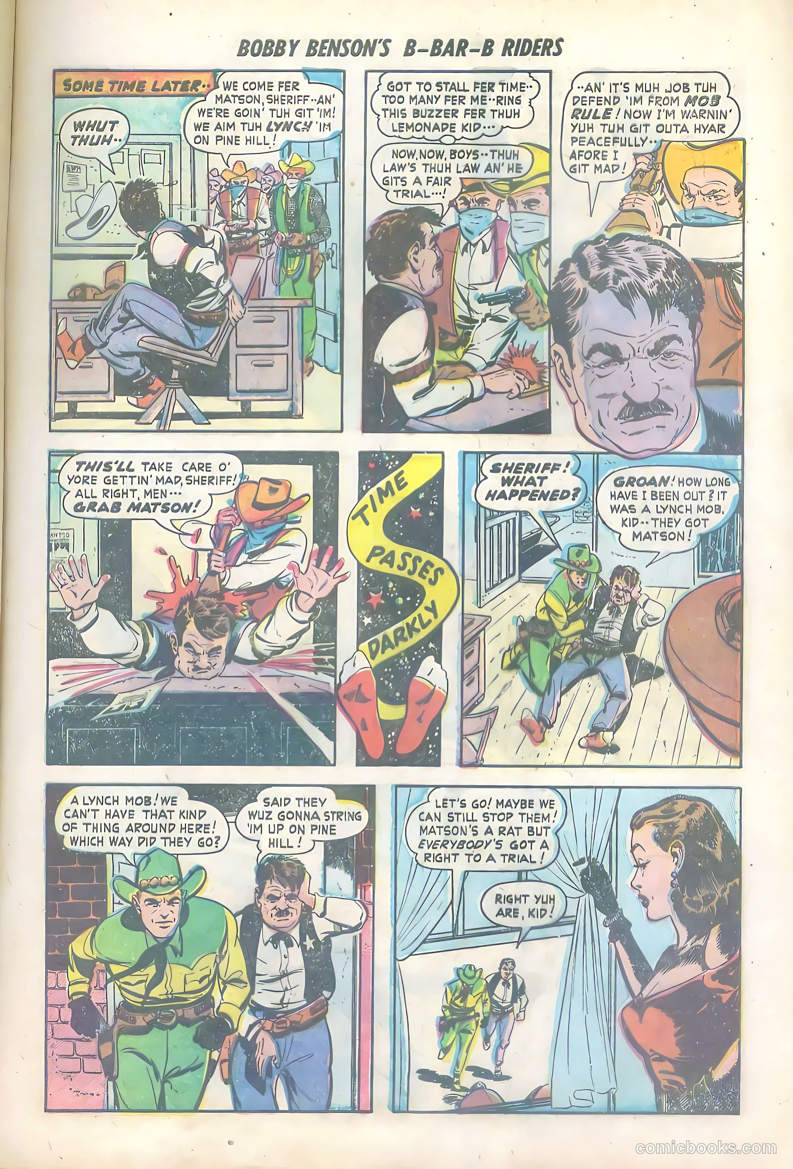 Bobby Benson's B-Bar-B Riders #6 (1951) — page 21 of 36
