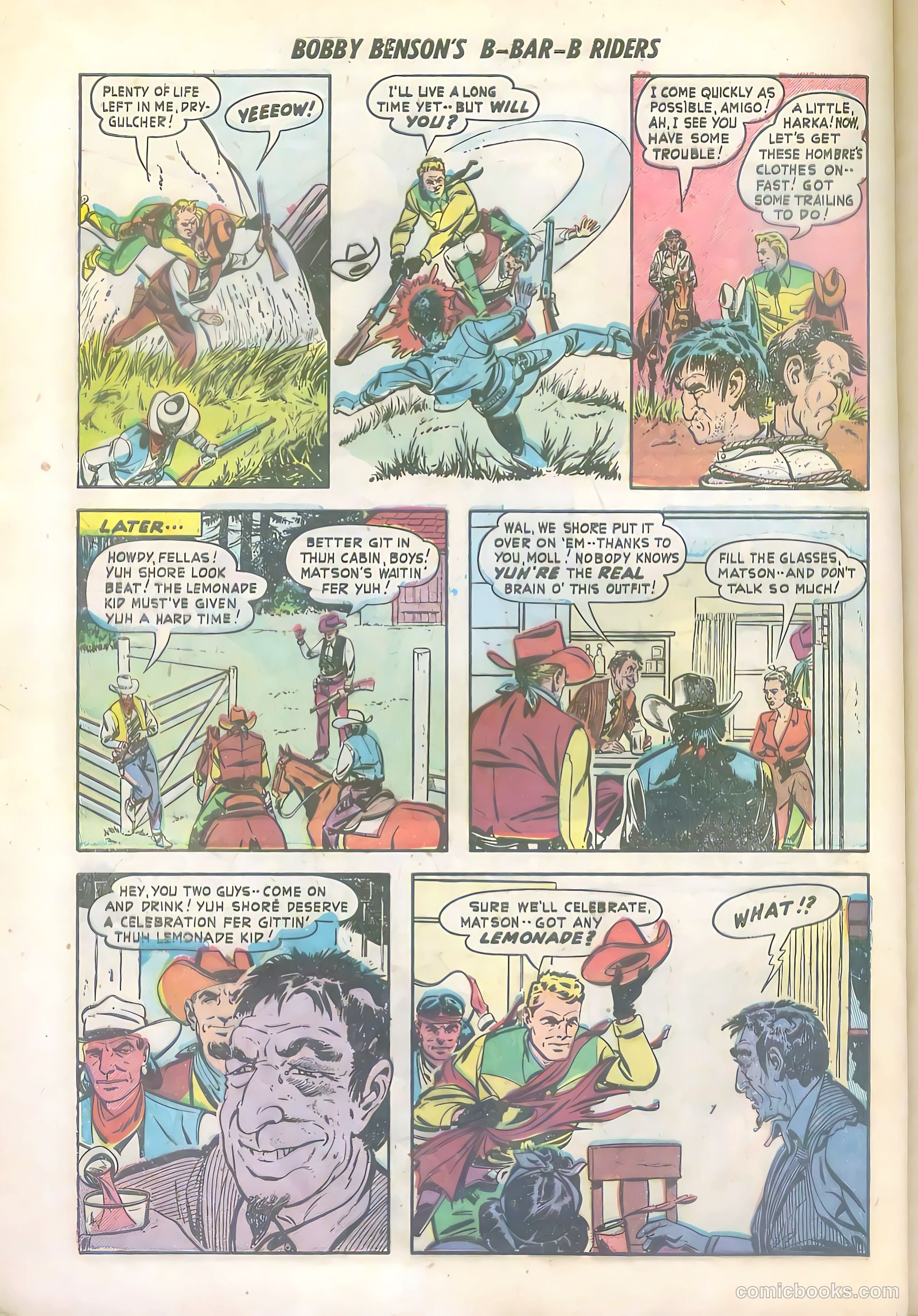 Bobby Benson's B-Bar-B Riders #6 (1951) — page 24 of 36