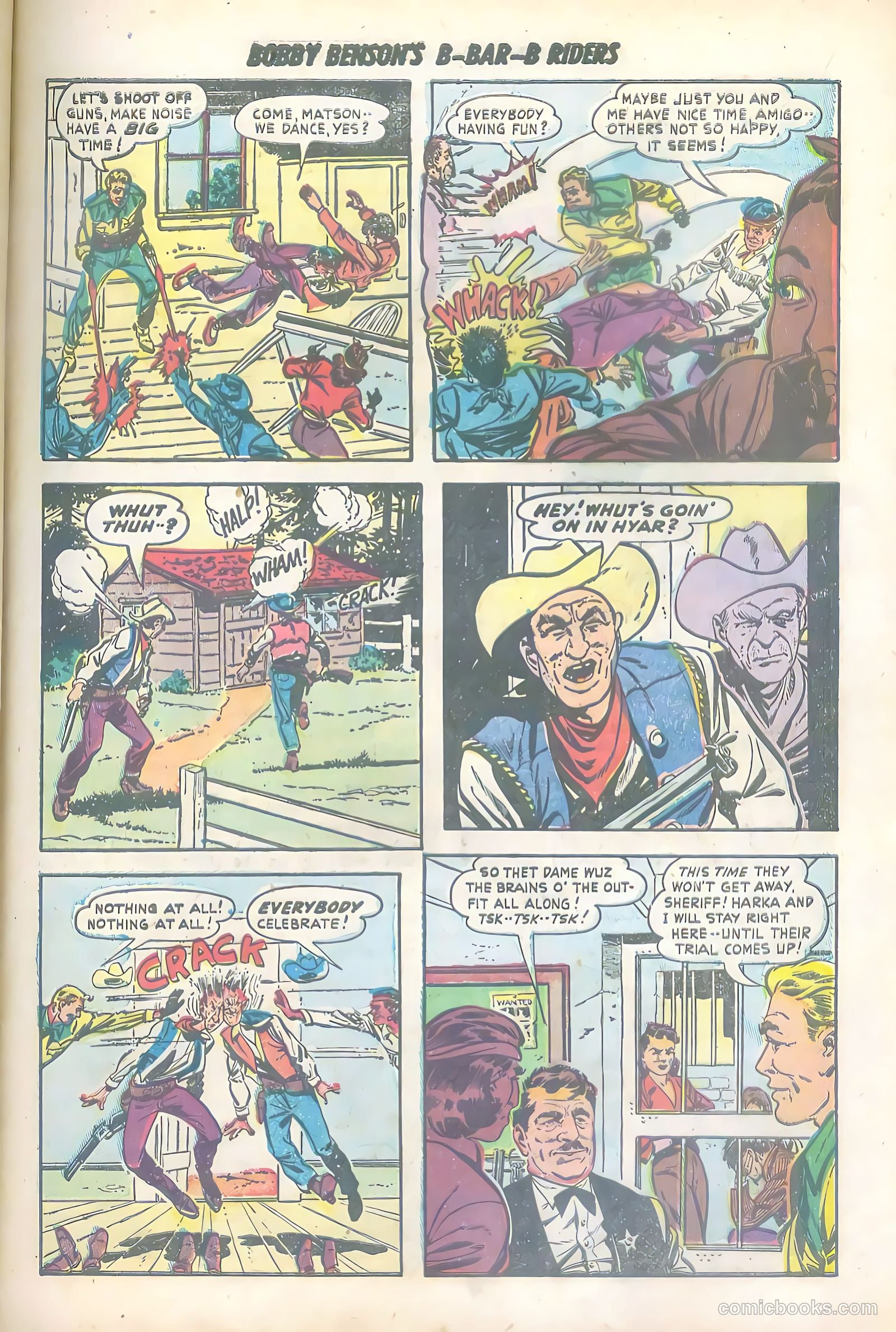 Bobby Benson's B-Bar-B Riders #6 (1951) — page 25 of 36