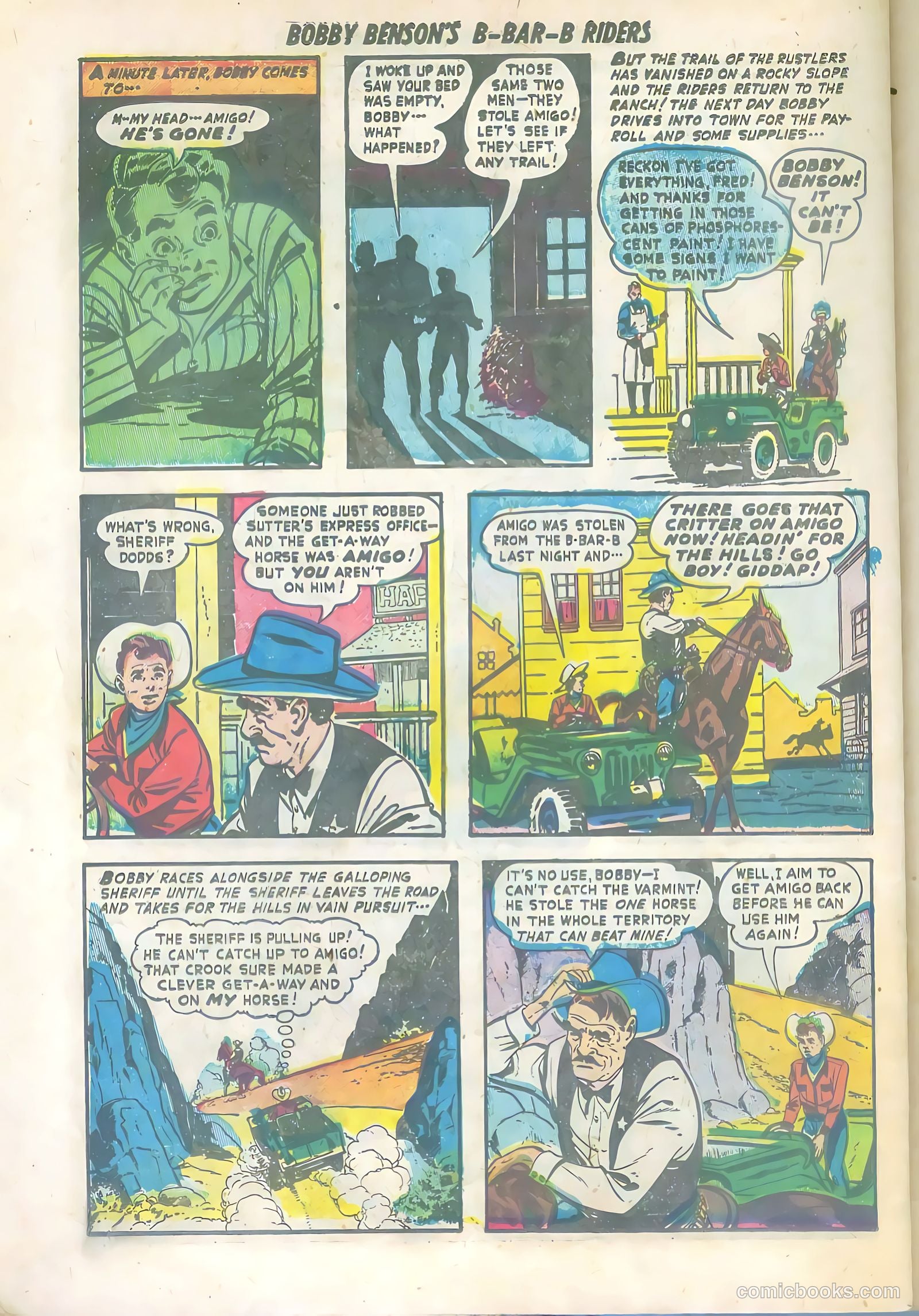 Bobby Benson's B-Bar-B Riders #6 (1951) — page 30 of 36