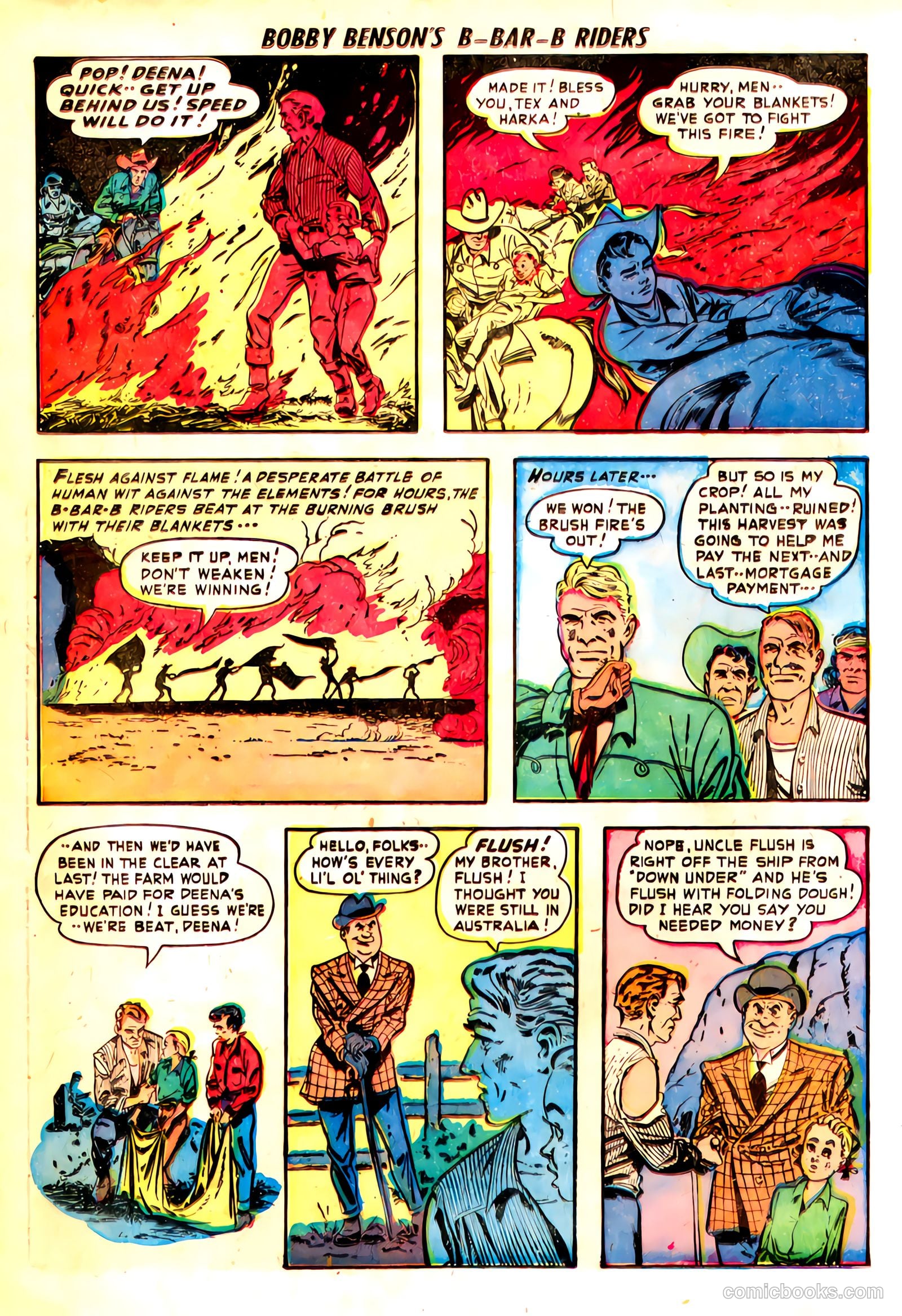 Bobby Benson's B-Bar-B Riders #7 (1951) — page 4 of 36