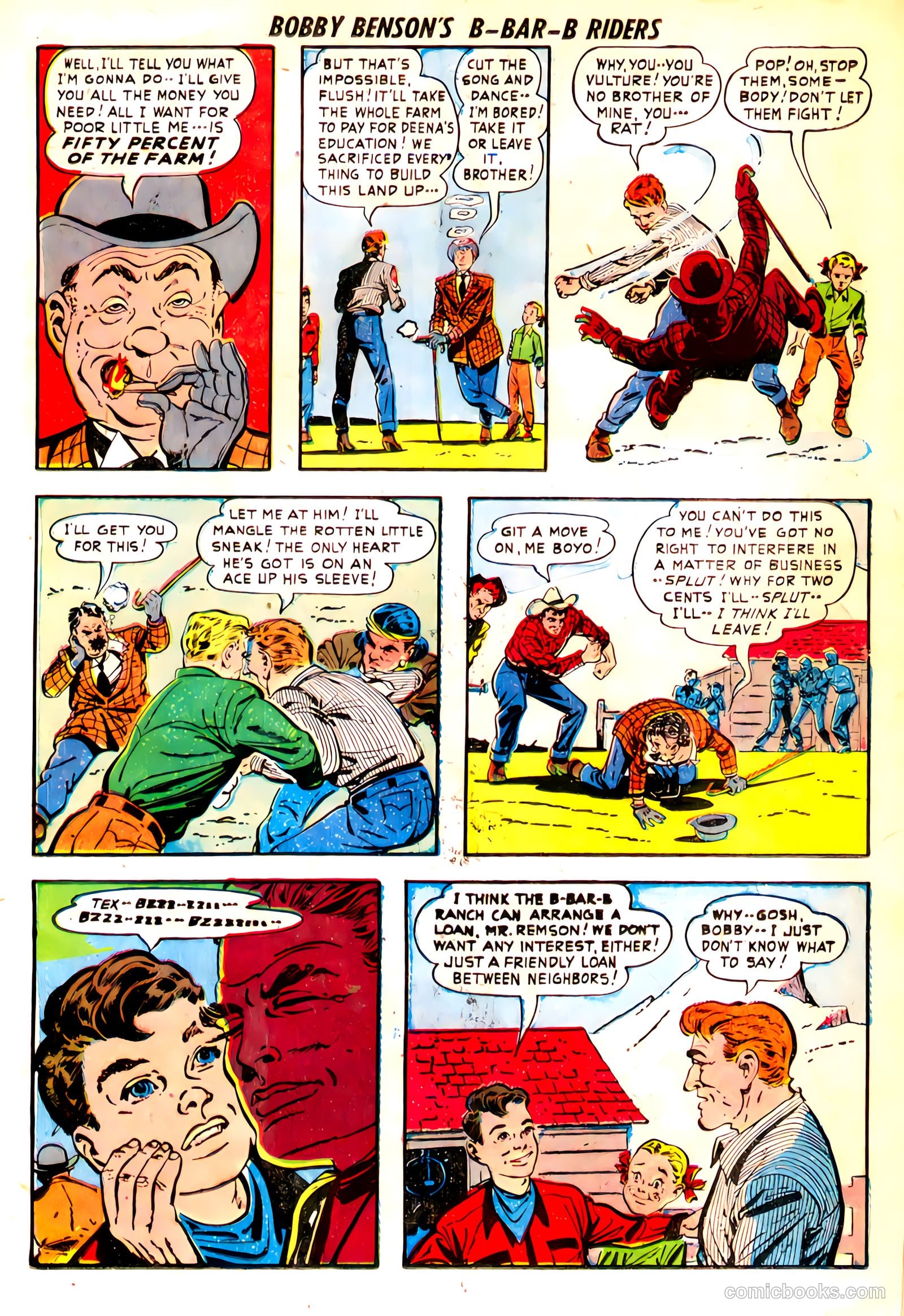 Bobby Benson's B-Bar-B Riders #7 (1951) — page 5 of 36