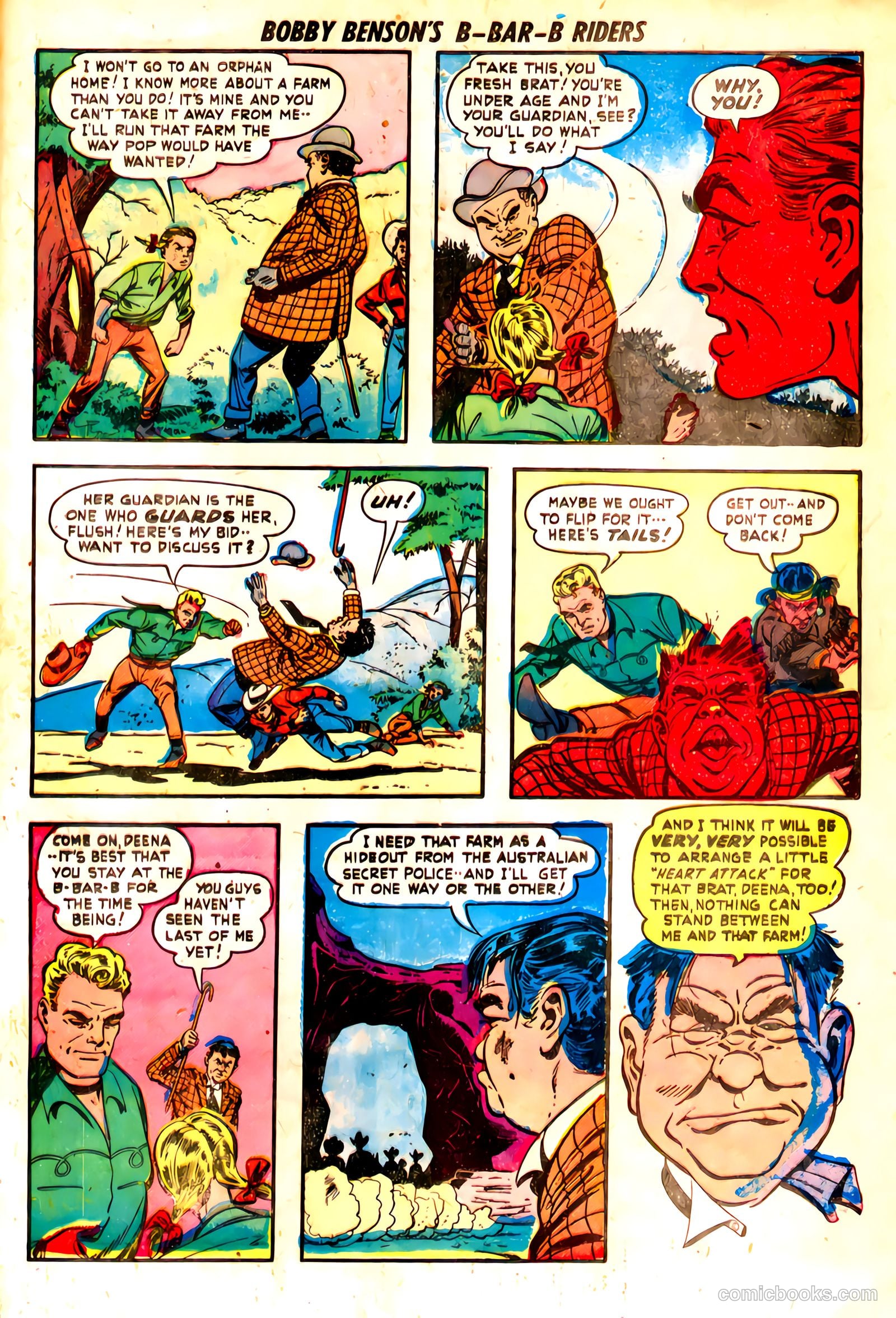 Bobby Benson's B-Bar-B Riders #7 (1951) — page 7 of 36