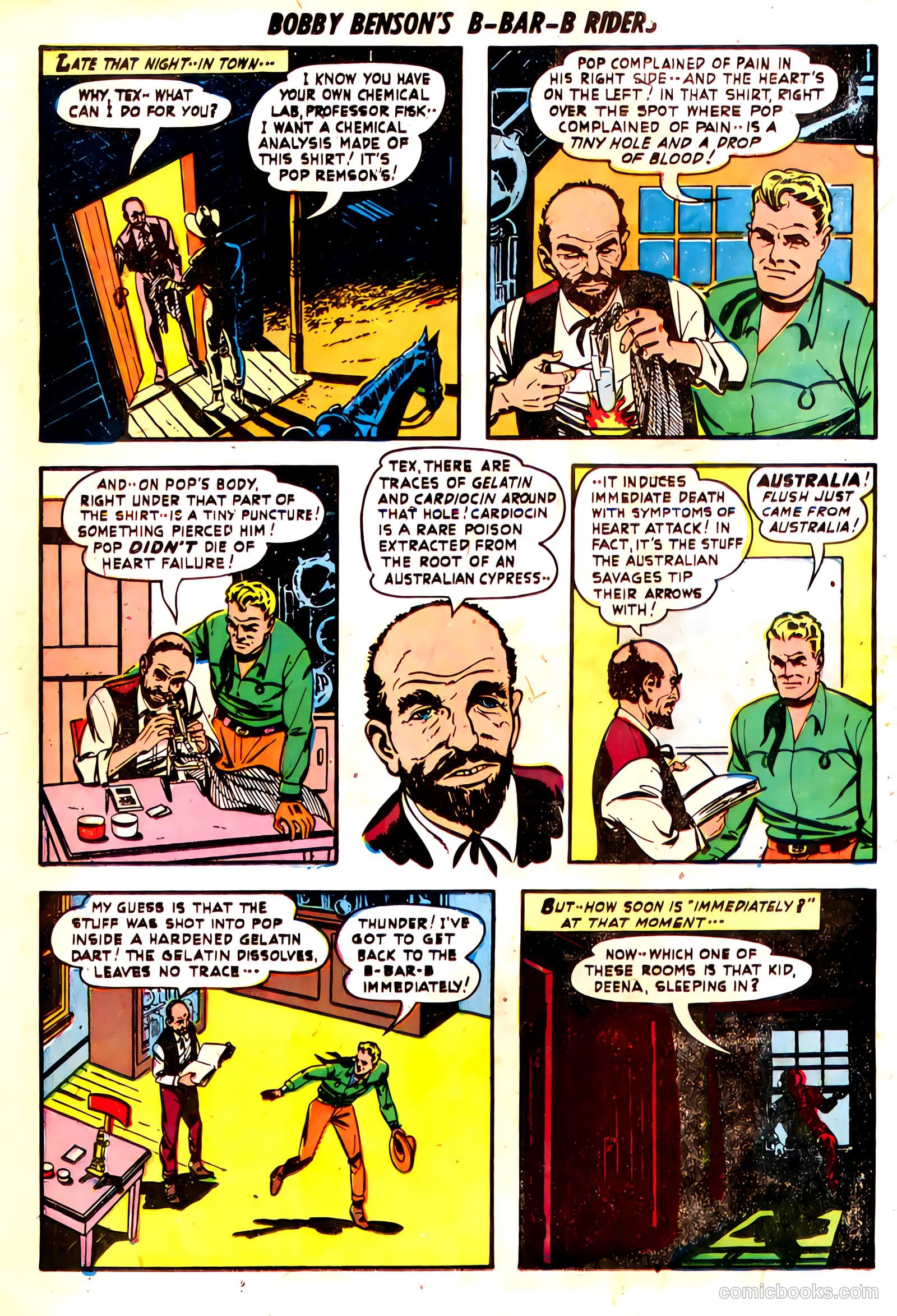 Bobby Benson's B-Bar-B Riders #7 (1951) — page 8 of 36
