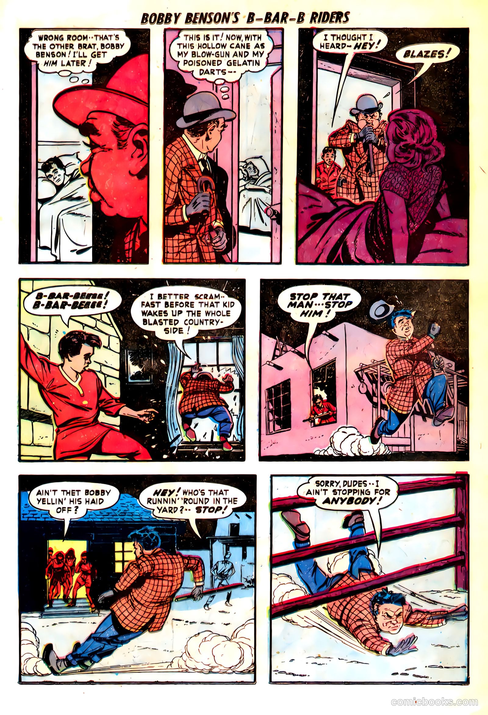 Bobby Benson's B-Bar-B Riders #7 (1951) — page 9 of 36