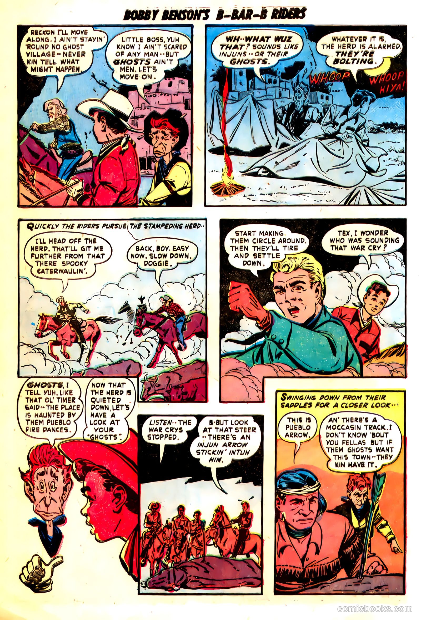 Bobby Benson's B-Bar-B Riders #7 (1951) — page 12 of 36