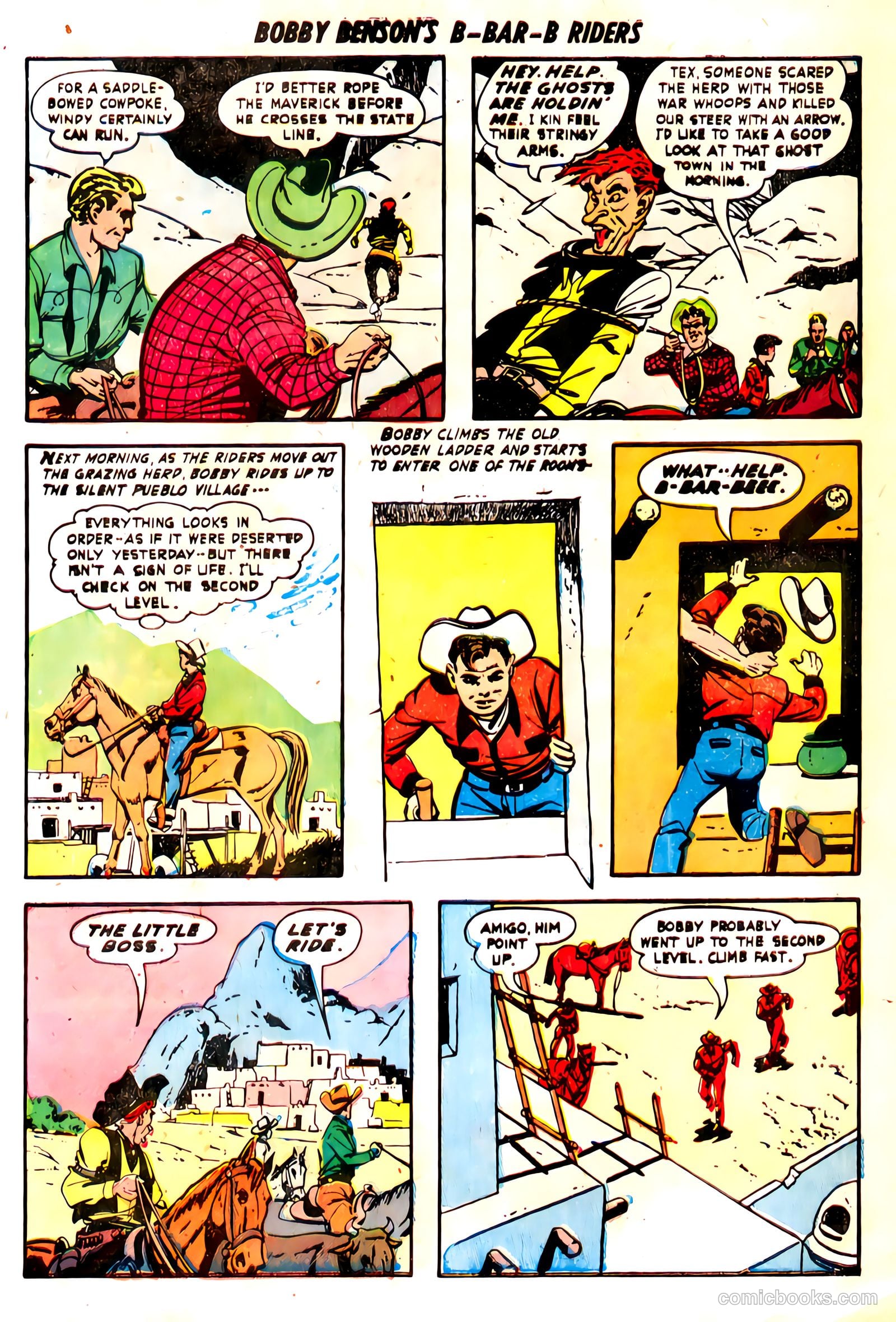 Bobby Benson's B-Bar-B Riders #7 (1951) — page 13 of 36