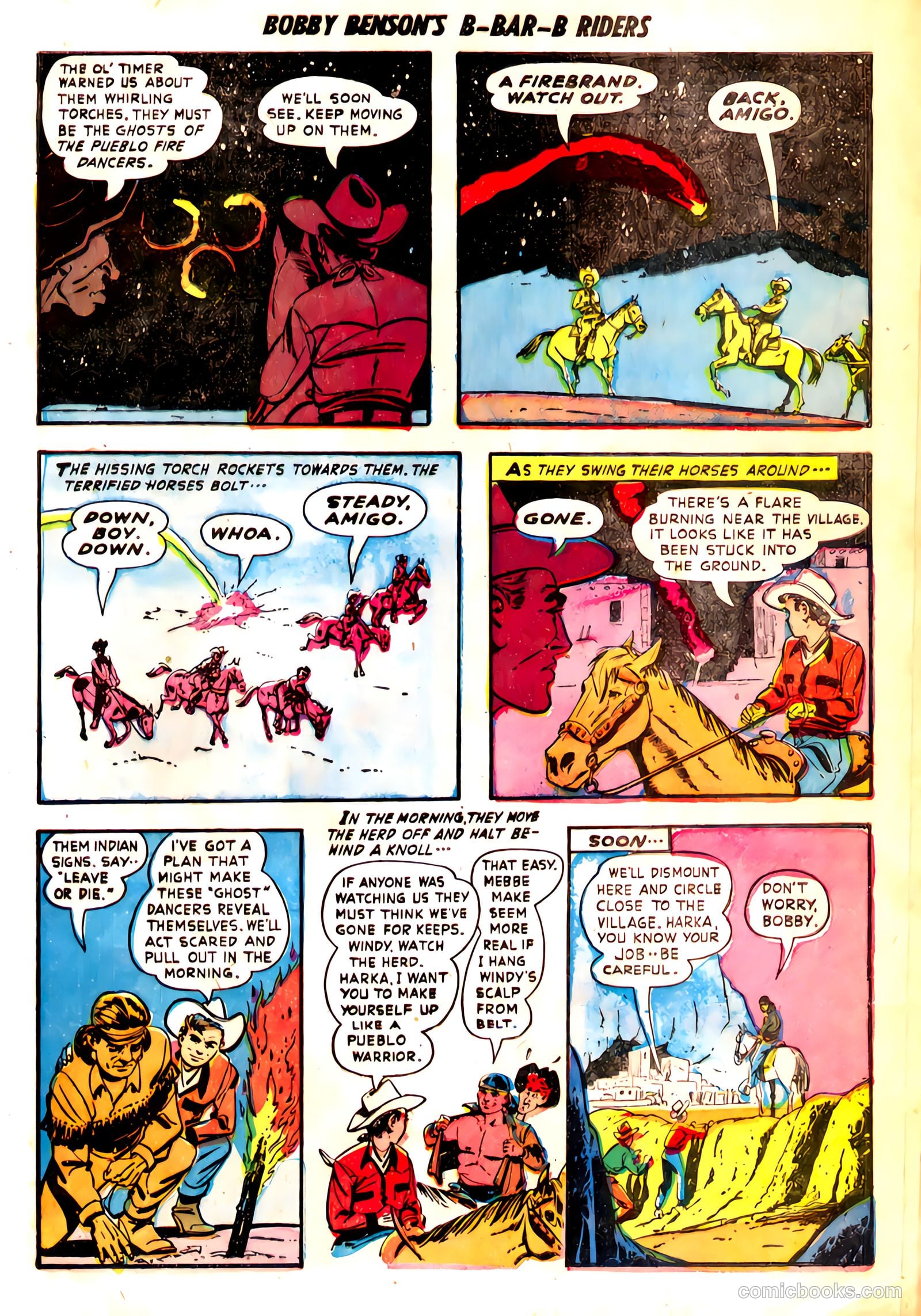 Bobby Benson's B-Bar-B Riders #7 (1951) — page 15 of 36