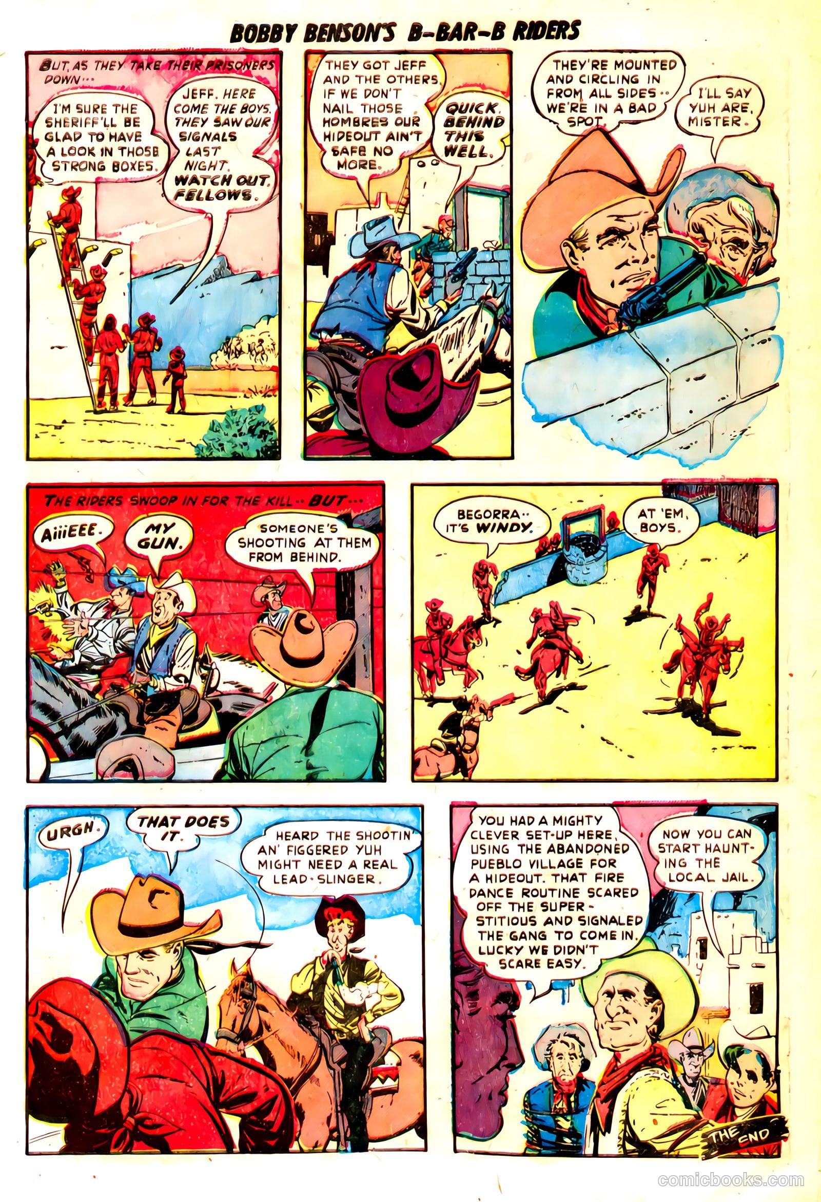 Bobby Benson's B-Bar-B Riders #7 (1951) — page 17 of 36