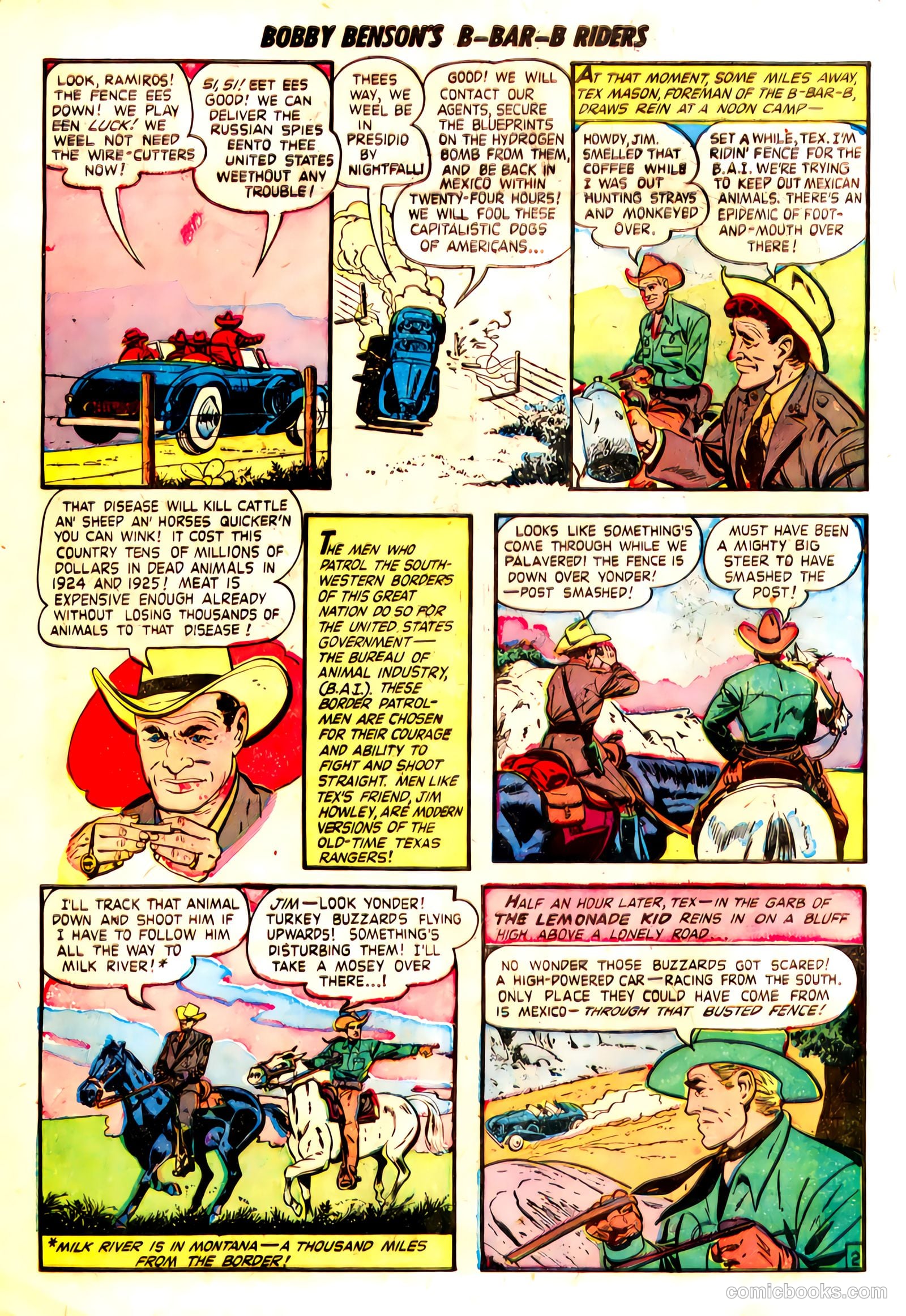Bobby Benson's B-Bar-B Riders #7 (1951) — page 20 of 36