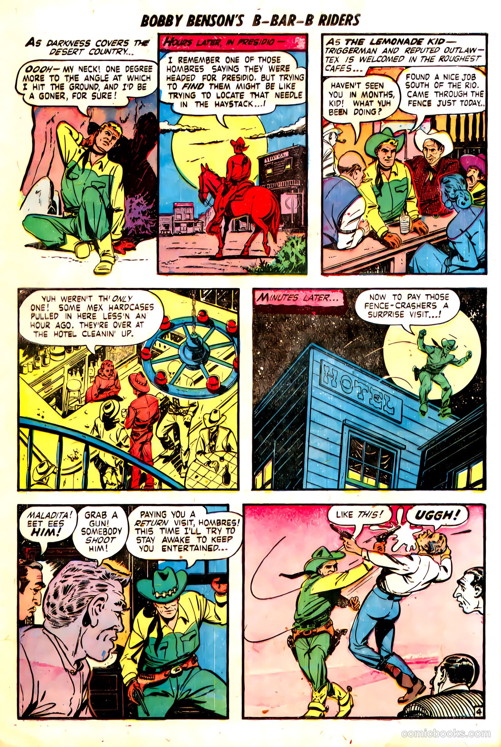 Bobby Benson's B-Bar-B Riders #7 (1951) — page 22 of 36