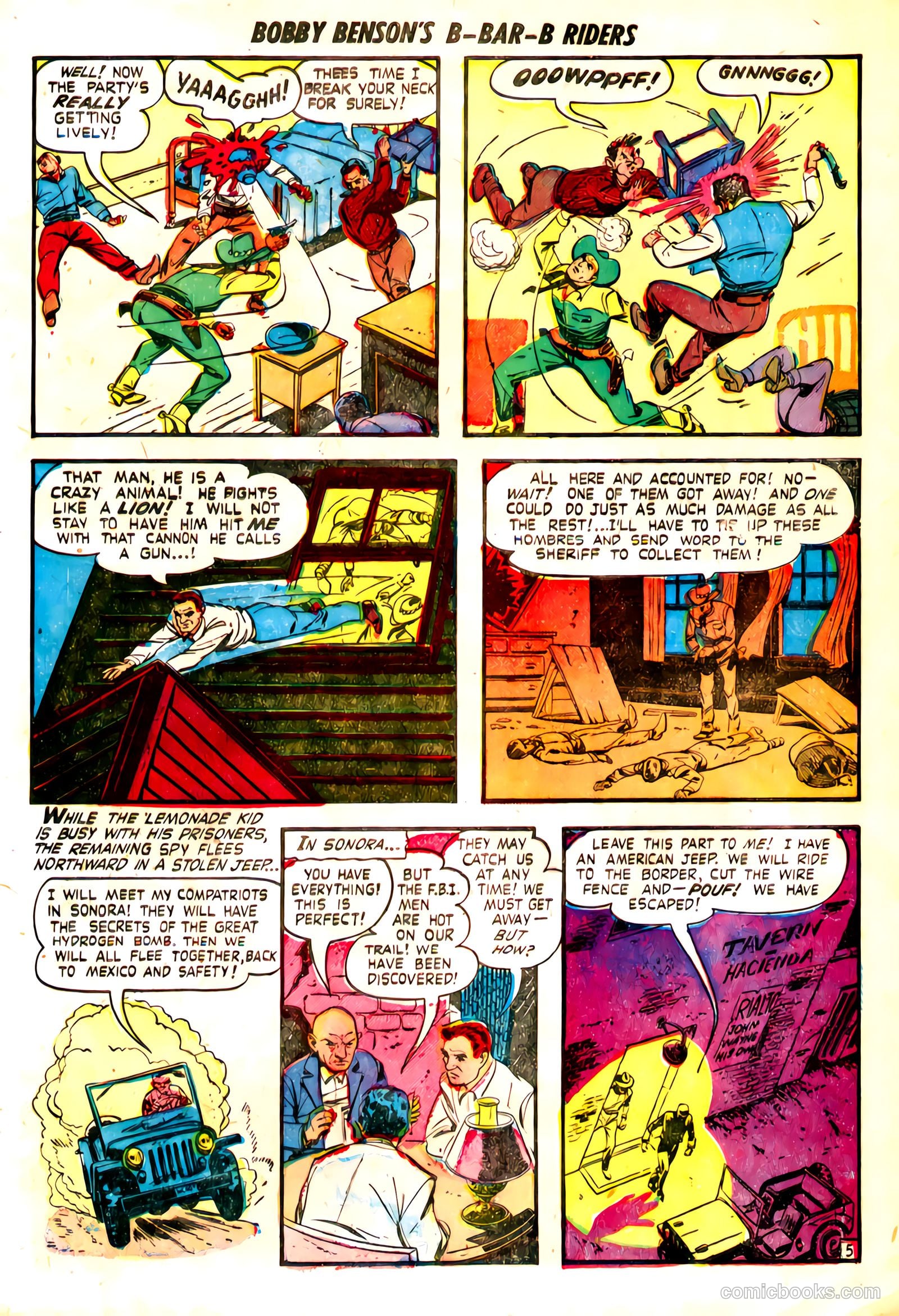 Bobby Benson's B-Bar-B Riders #7 (1951) — page 23 of 36