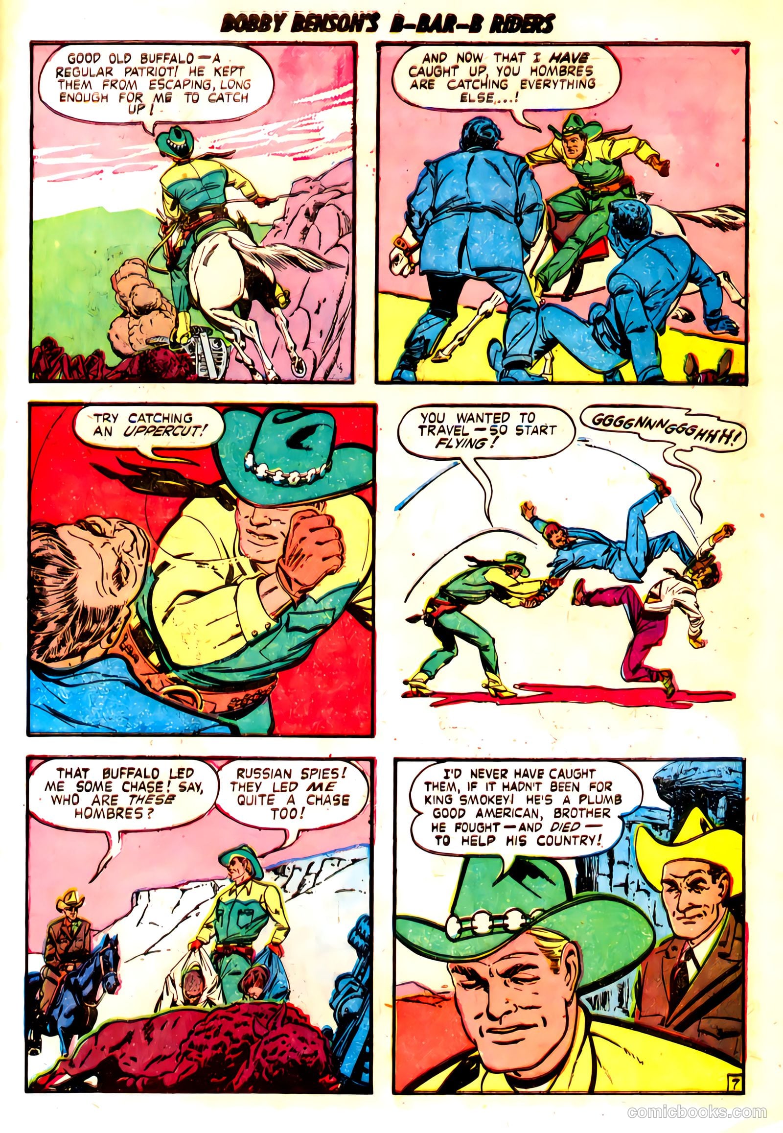 Bobby Benson's B-Bar-B Riders #7 (1951) — page 25 of 36