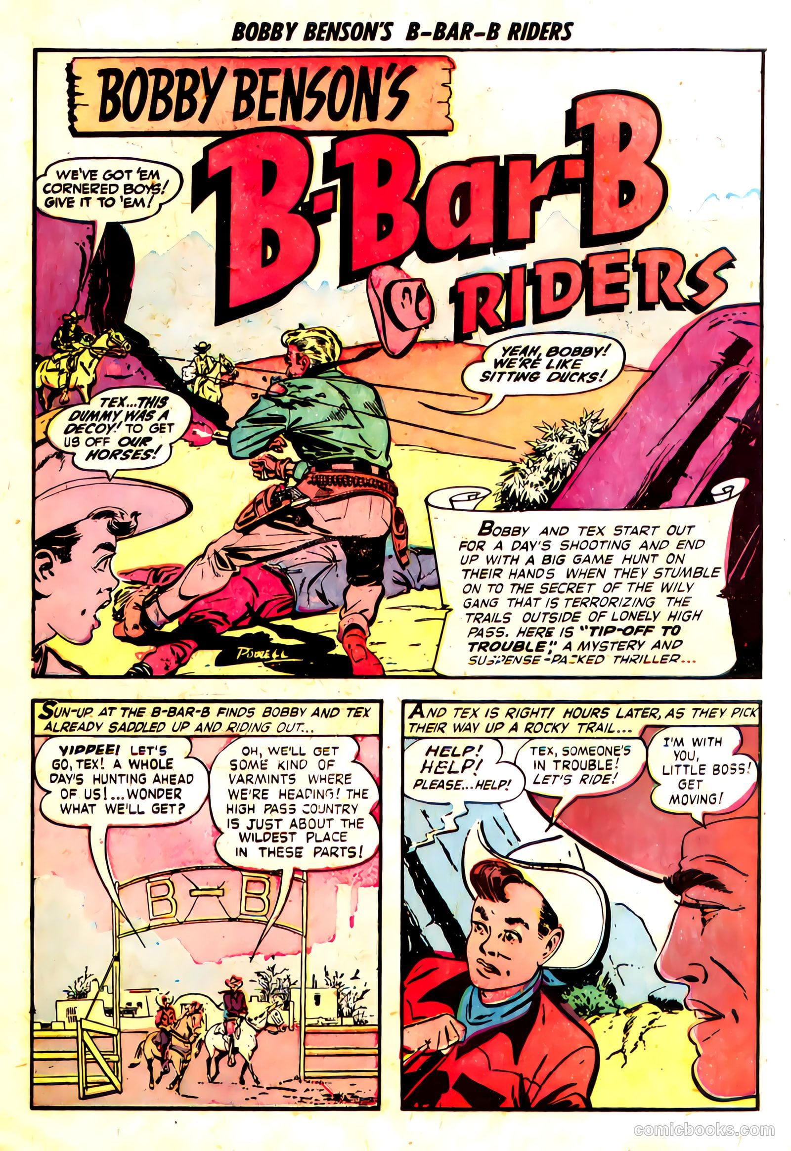 Bobby Benson's B-Bar-B Riders #7 (1951) — page 26 of 36