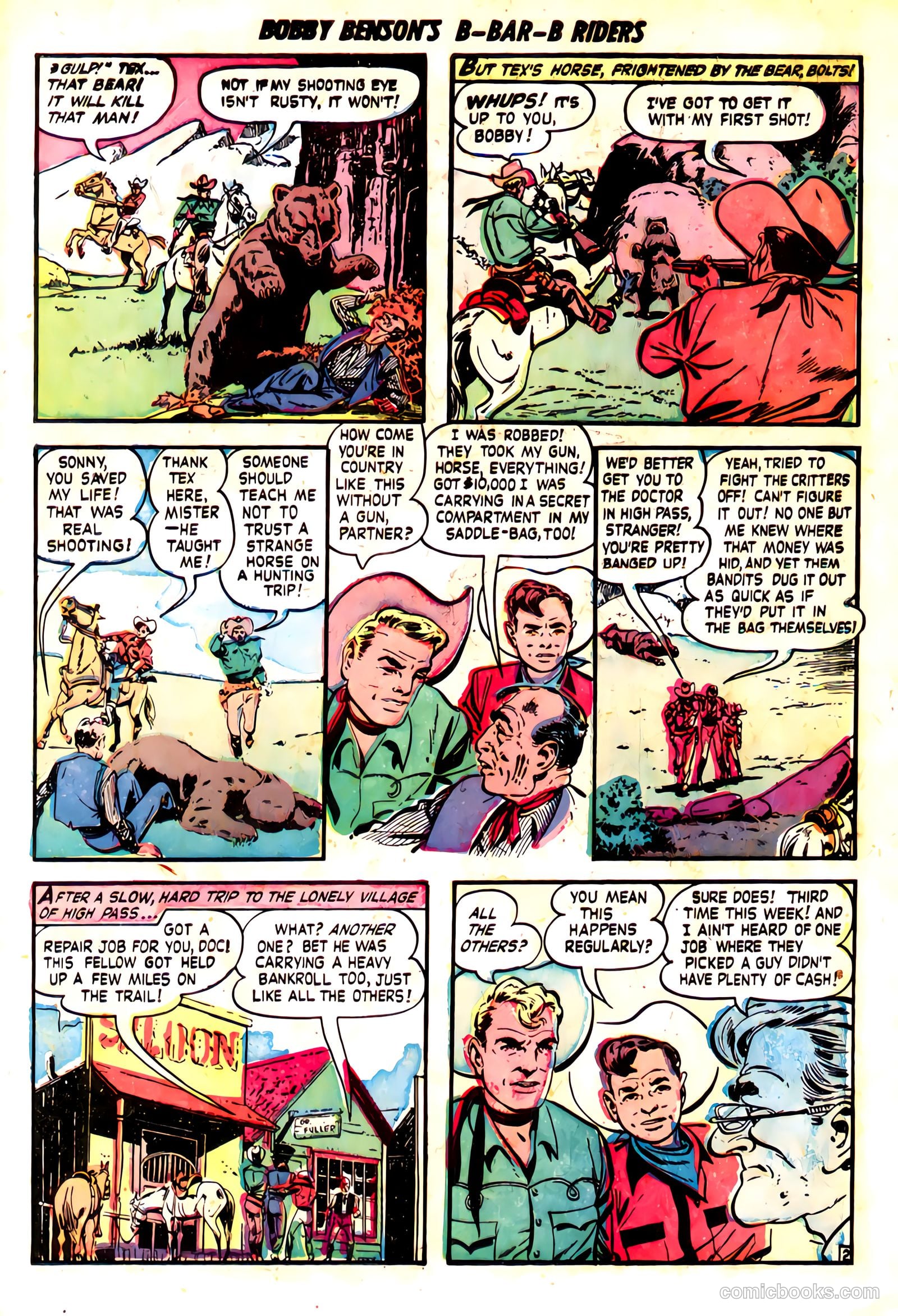Bobby Benson's B-Bar-B Riders #7 (1951) — page 27 of 36