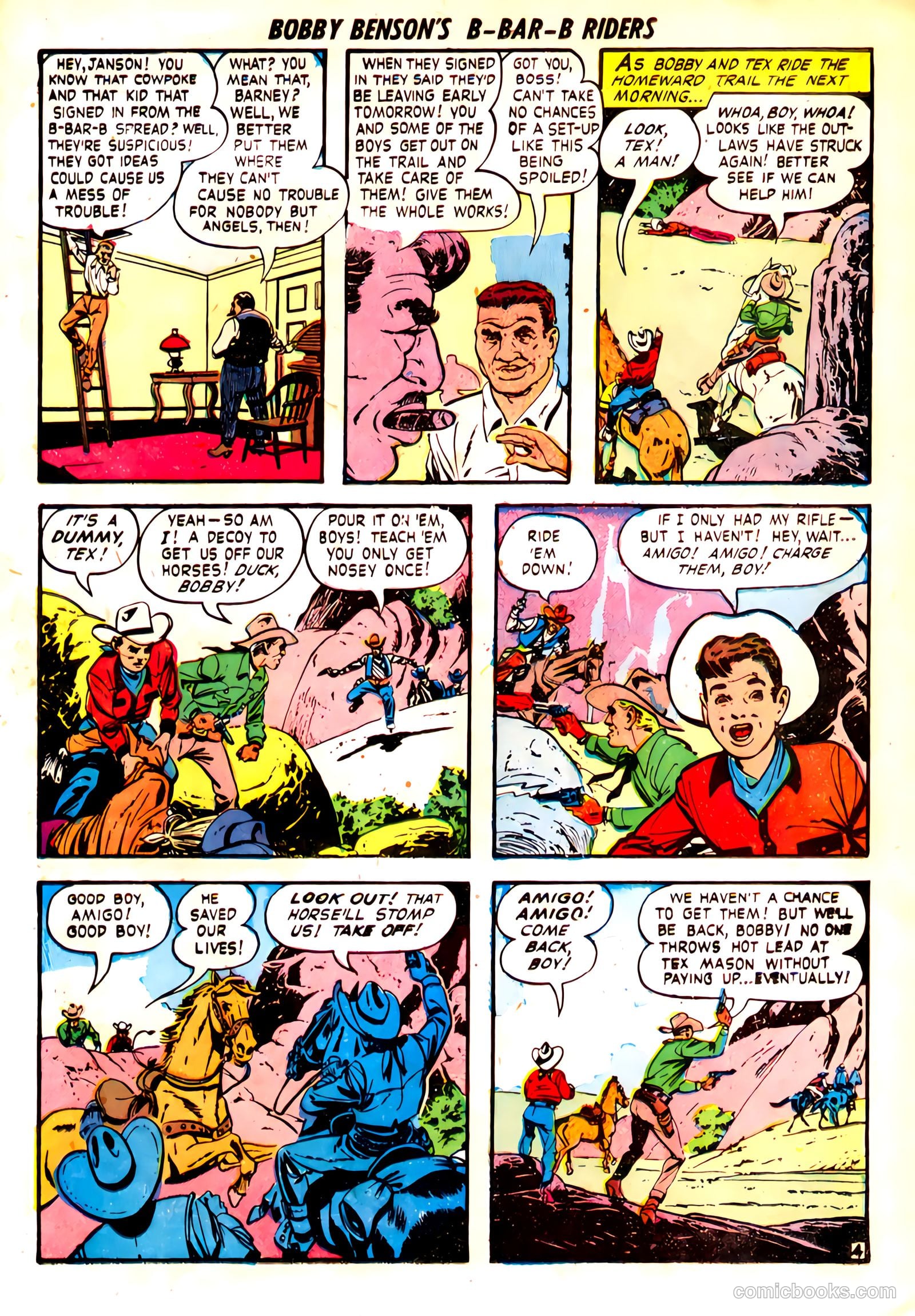 Bobby Benson's B-Bar-B Riders #7 (1951) — page 29 of 36
