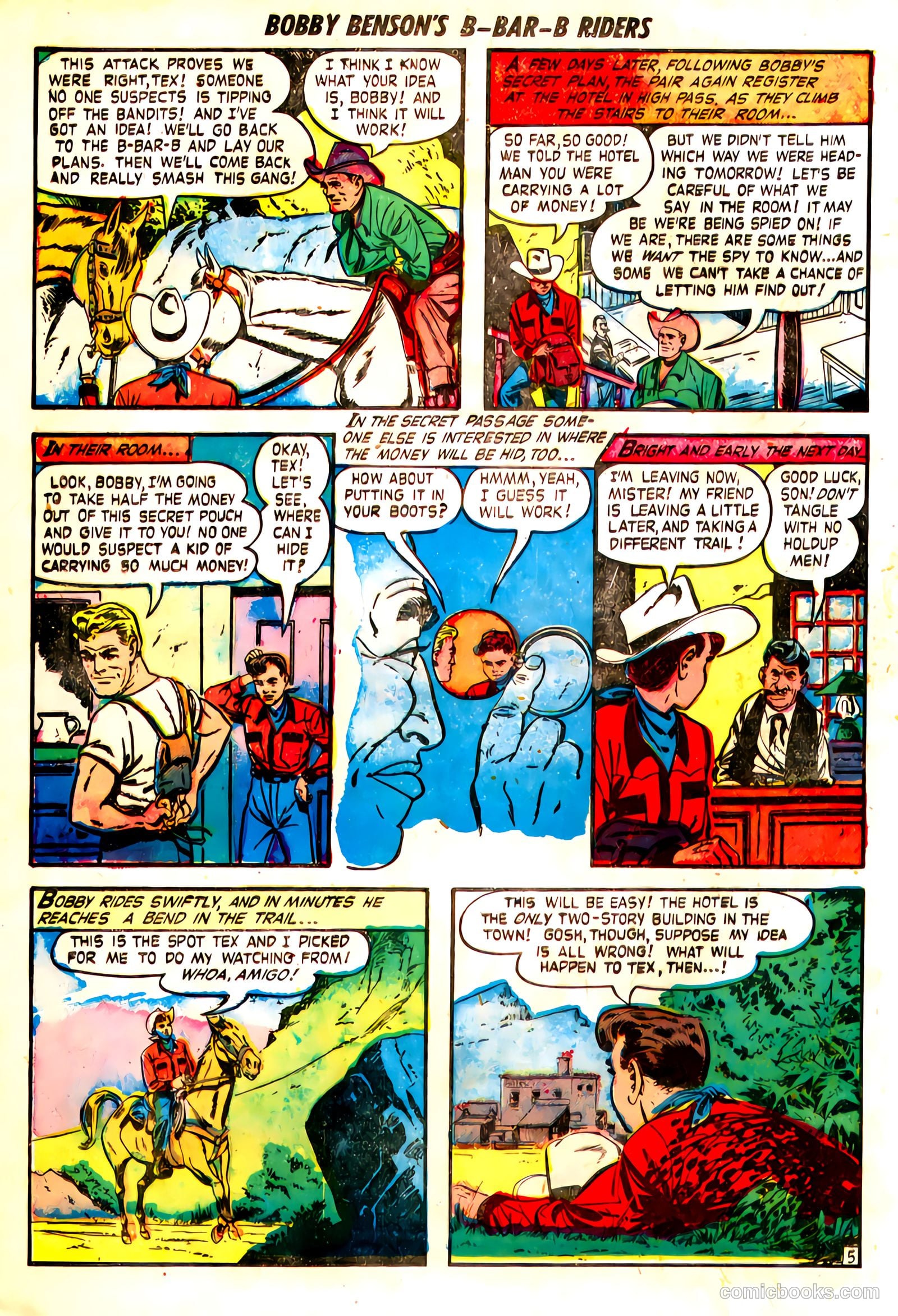 Bobby Benson's B-Bar-B Riders #7 (1951) — page 30 of 36