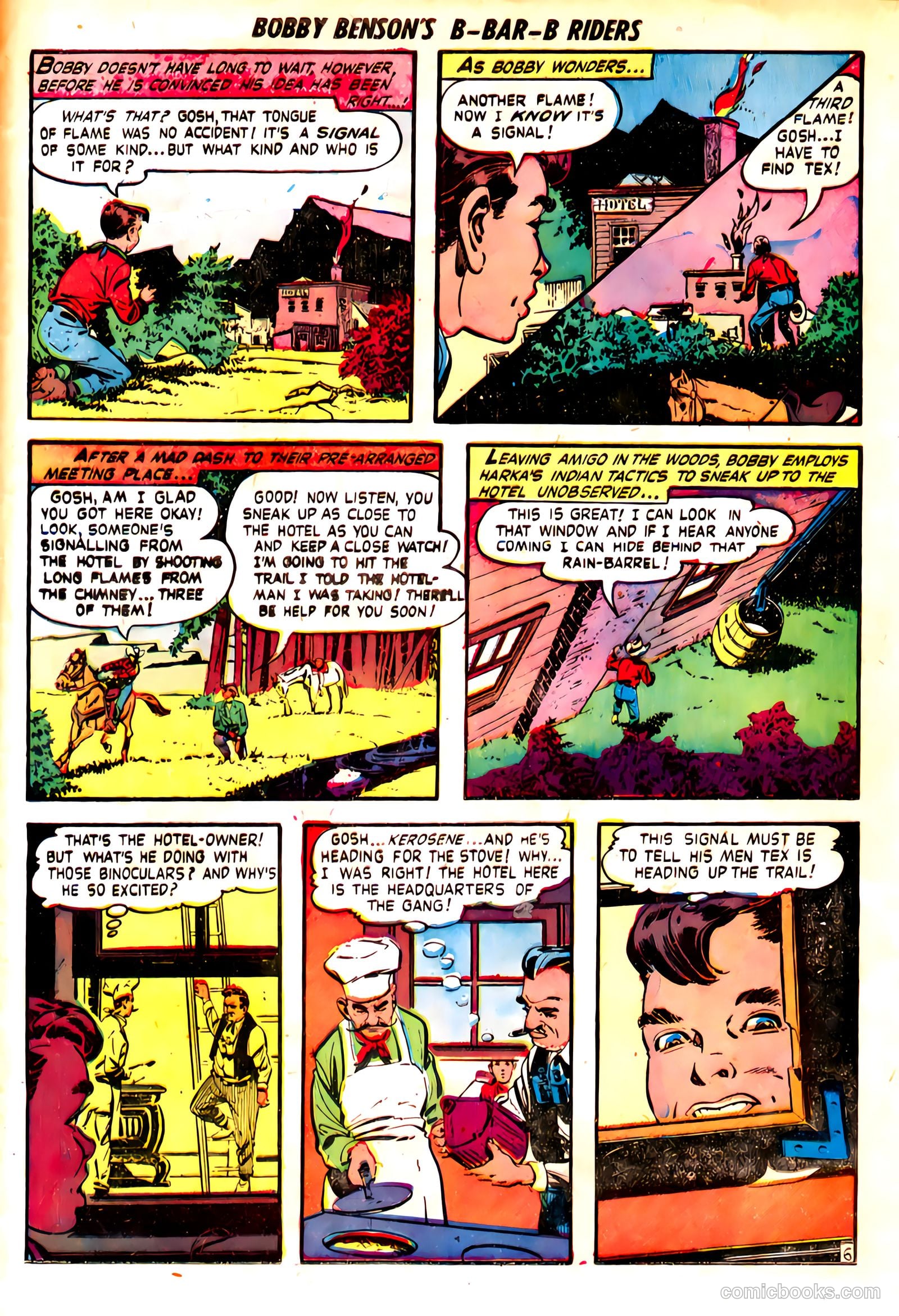 Bobby Benson's B-Bar-B Riders #7 (1951) — page 31 of 36
