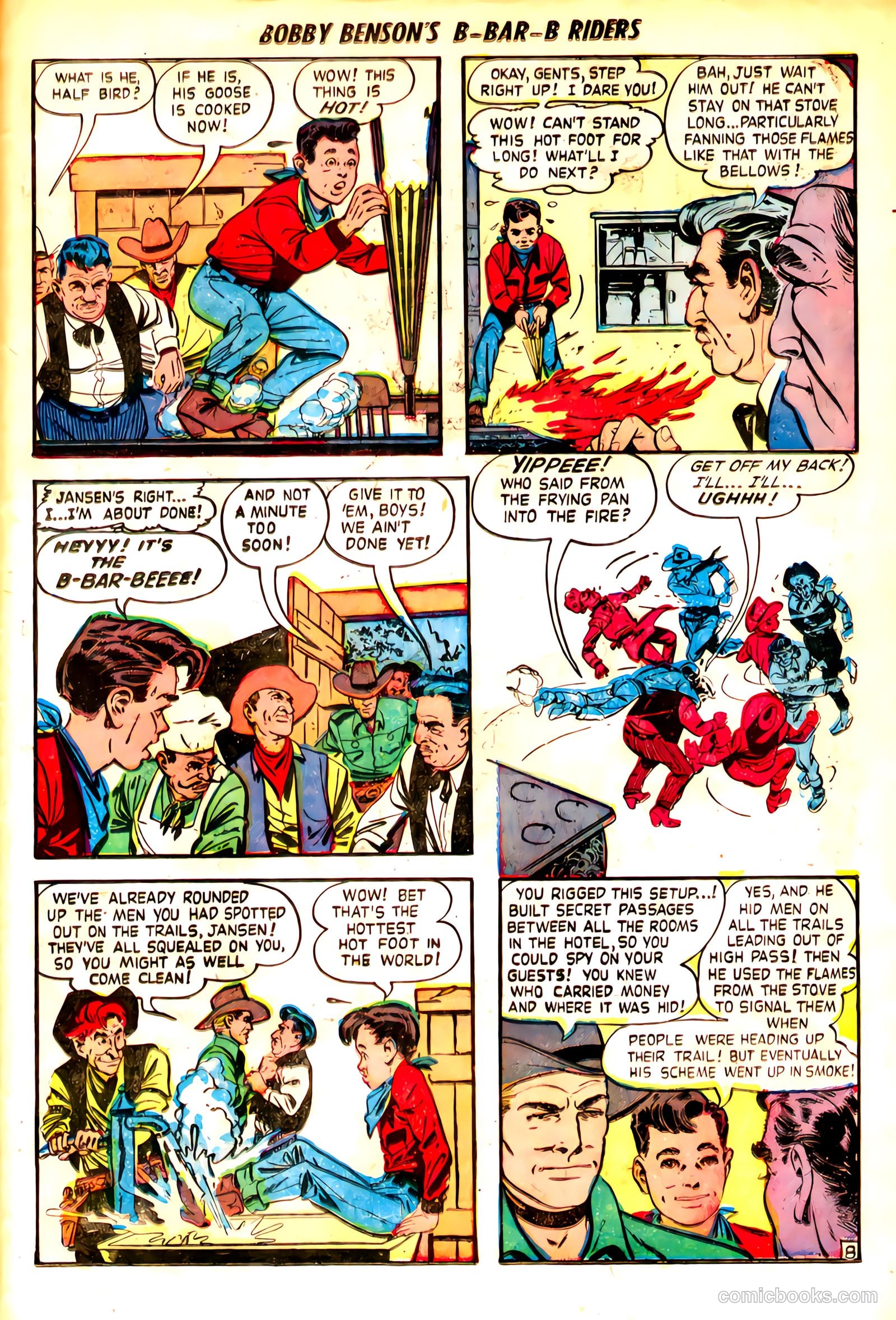 Bobby Benson's B-Bar-B Riders #7 (1951) — page 33 of 36