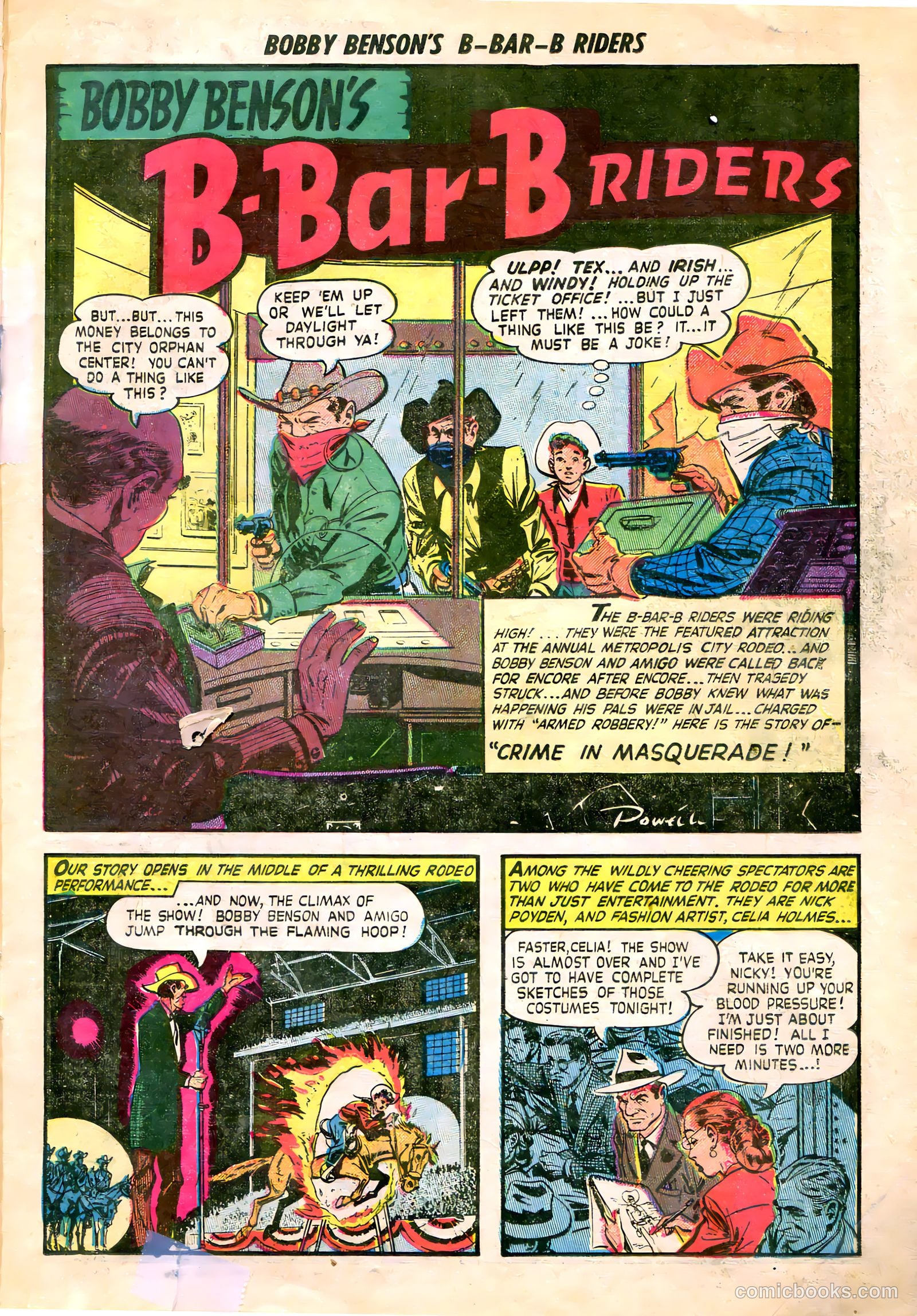 Bobby Benson's B-Bar-B Riders #8 (1951) — page 4 of 37