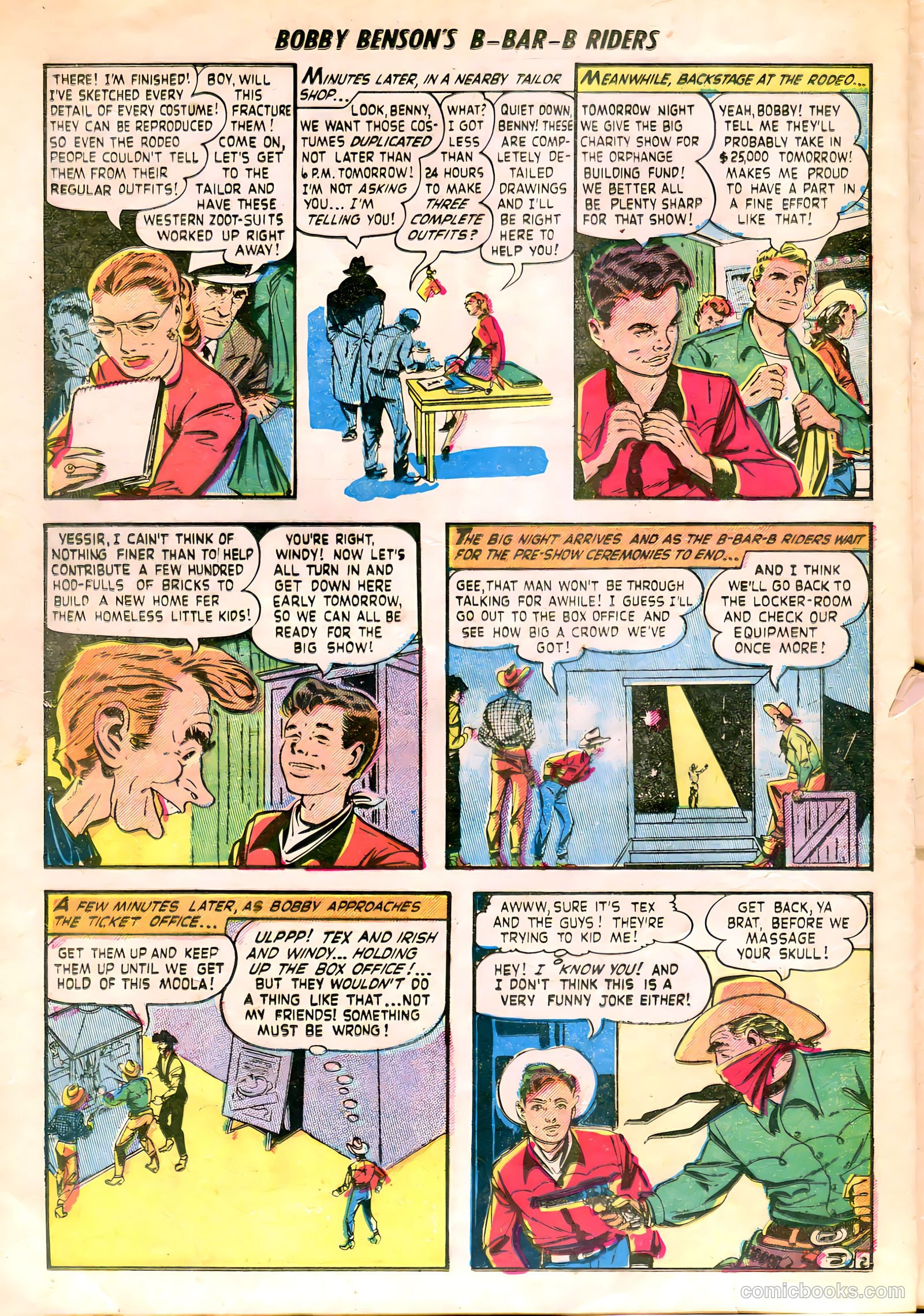 Bobby Benson's B-Bar-B Riders #8 (1951) — page 5 of 37