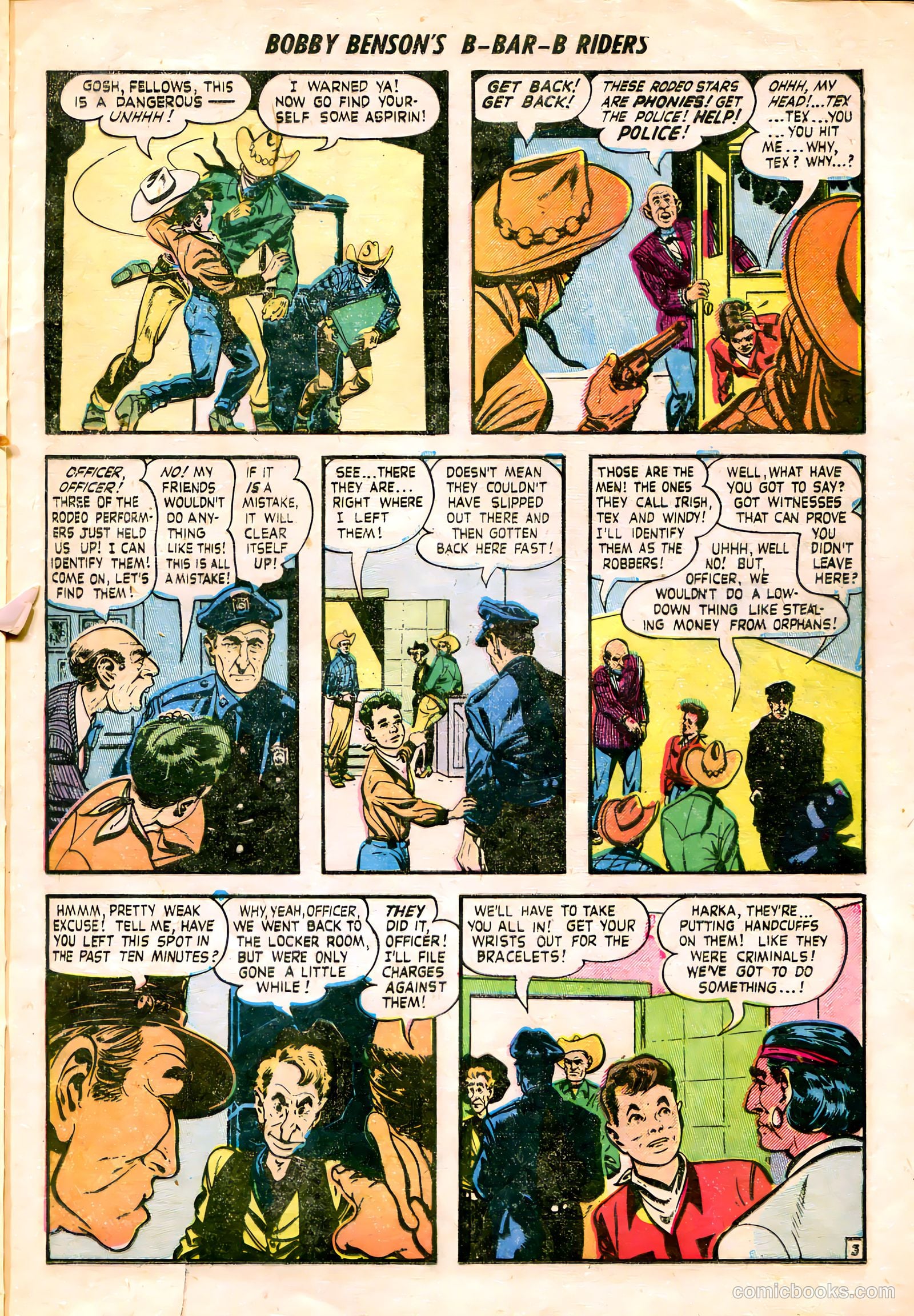 Bobby Benson's B-Bar-B Riders #8 (1951) — page 6 of 37
