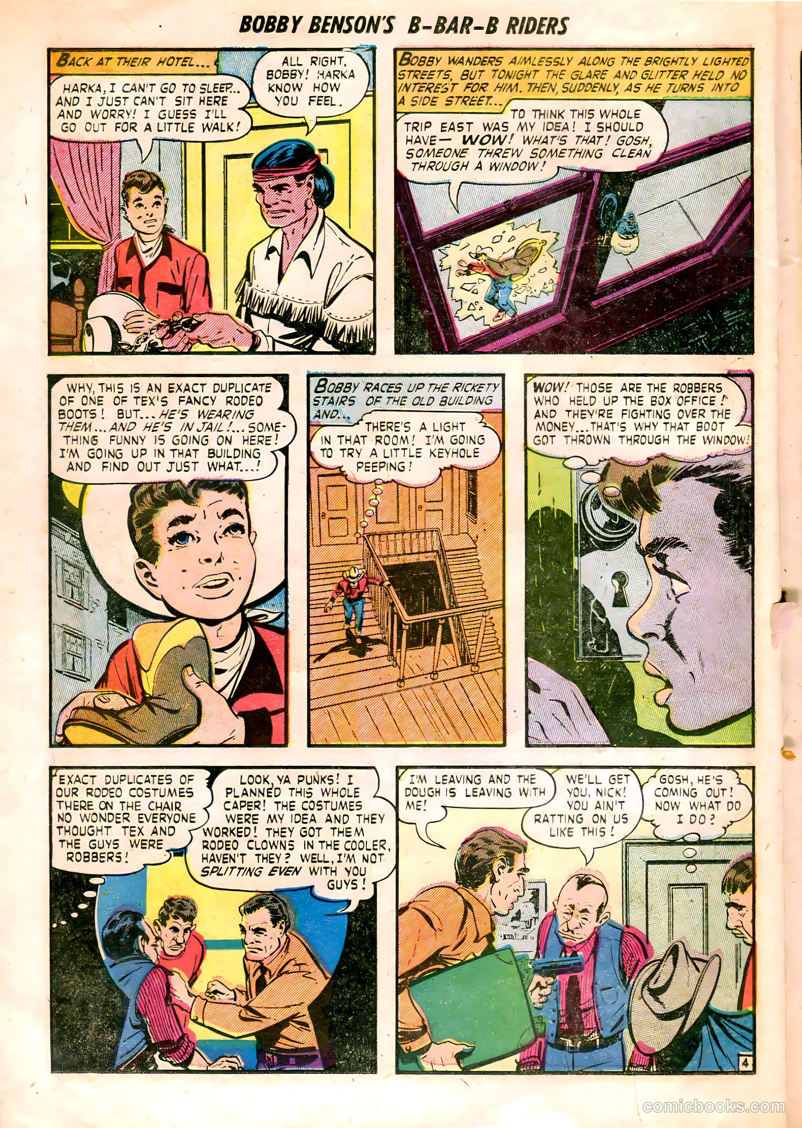Bobby Benson's B-Bar-B Riders #8 (1951) — page 7 of 37