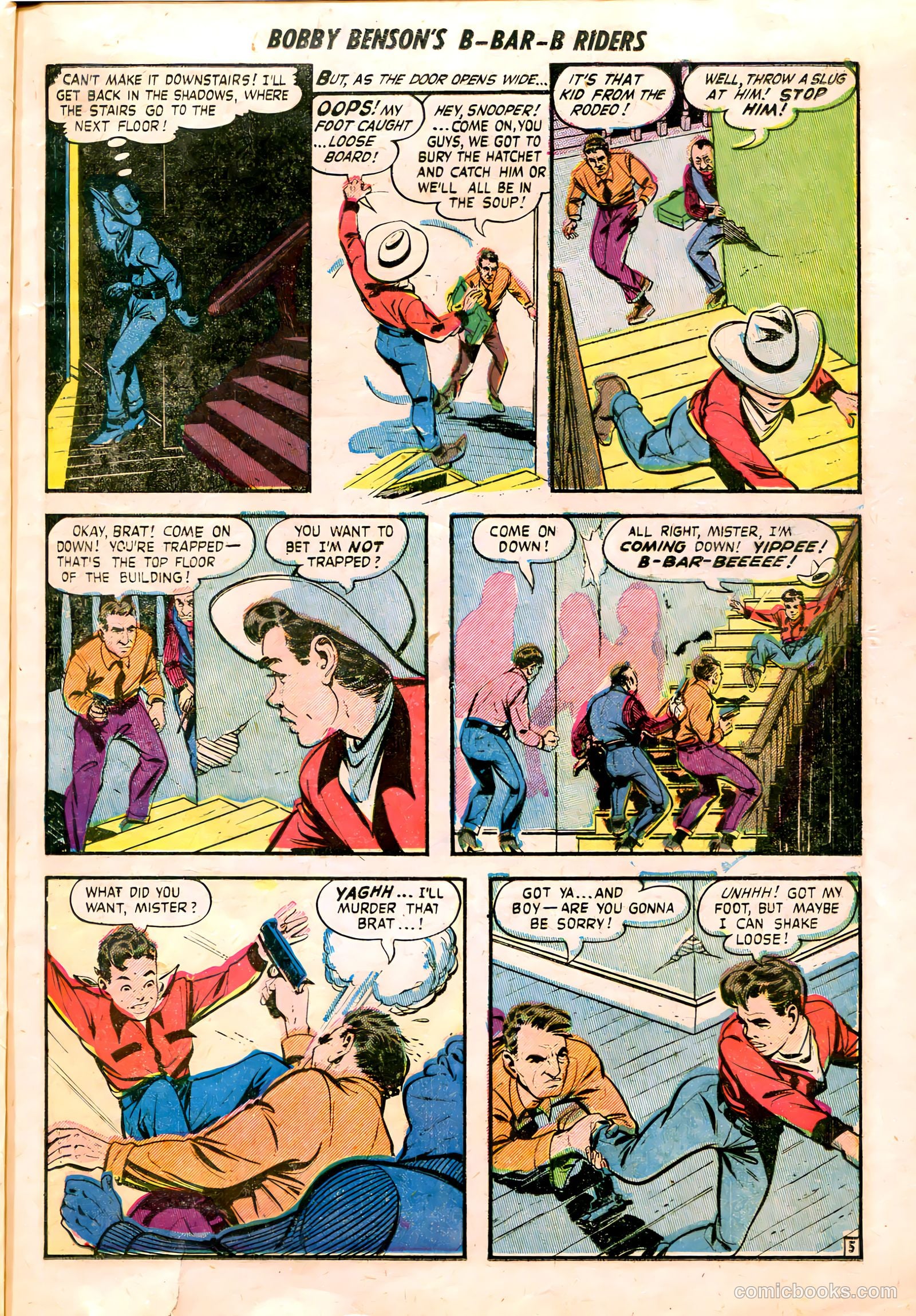 Bobby Benson's B-Bar-B Riders #8 (1951) — page 8 of 37