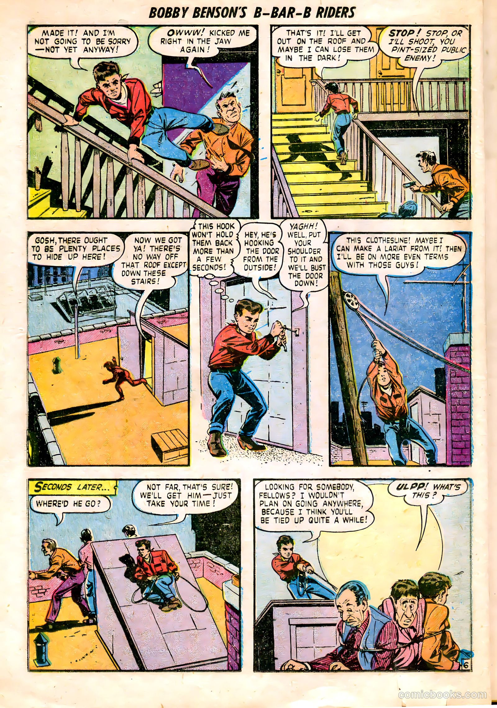 Bobby Benson's B-Bar-B Riders #8 (1951) — page 9 of 37