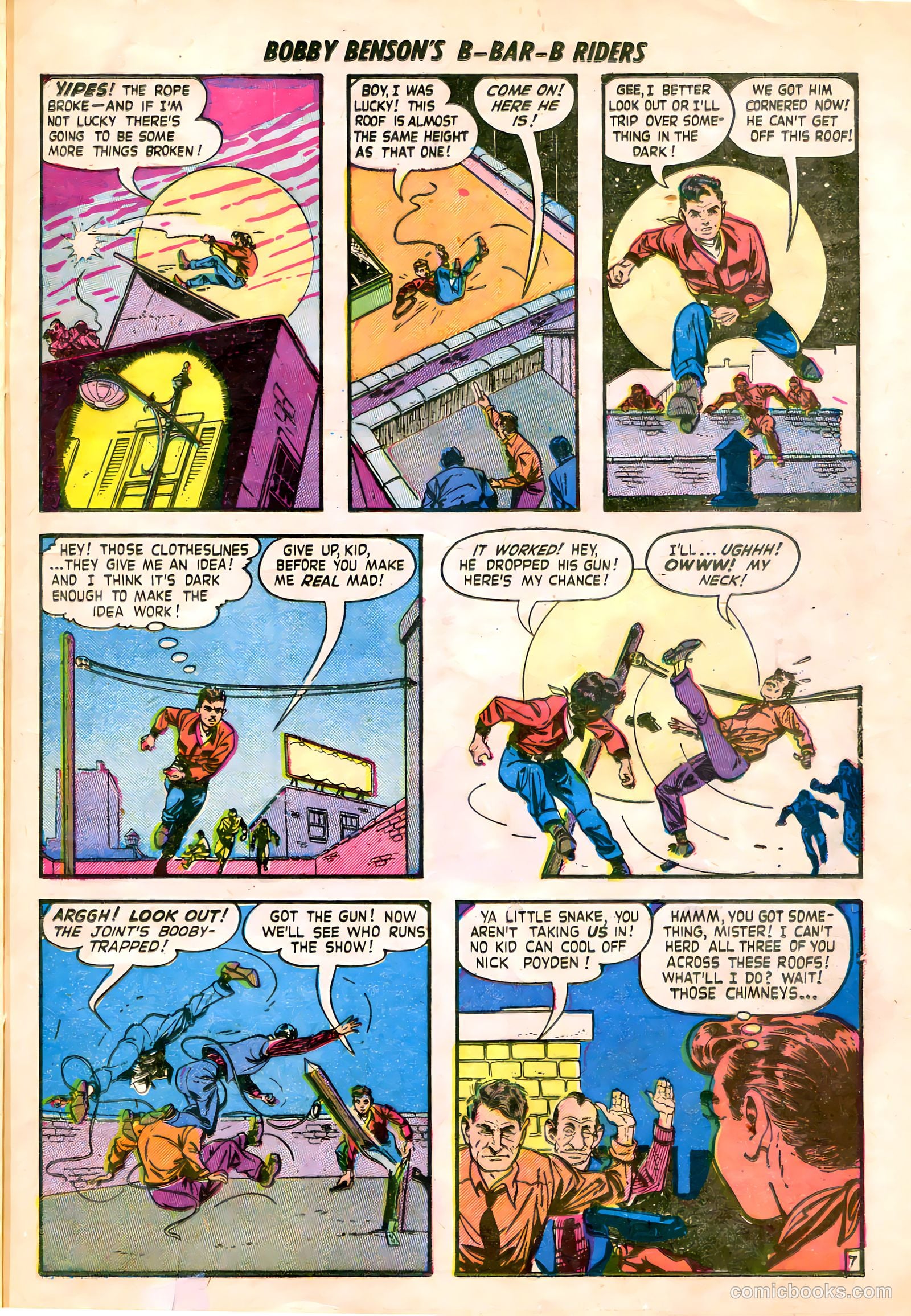 Bobby Benson's B-Bar-B Riders #8 (1951) — page 10 of 37