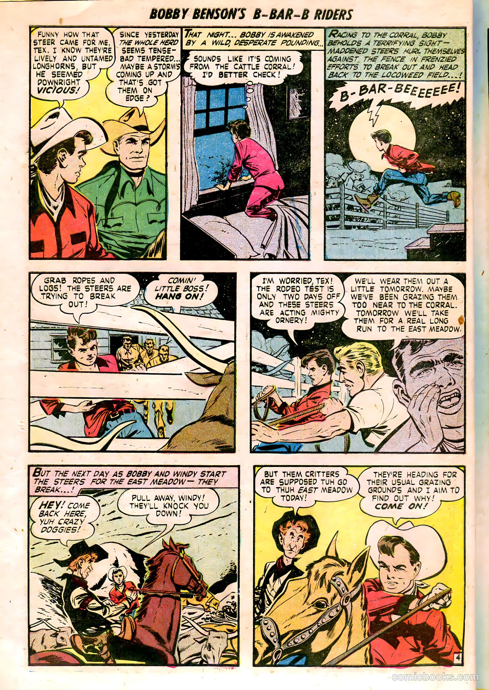 Bobby Benson's B-Bar-B Riders #8 (1951) — page 15 of 37