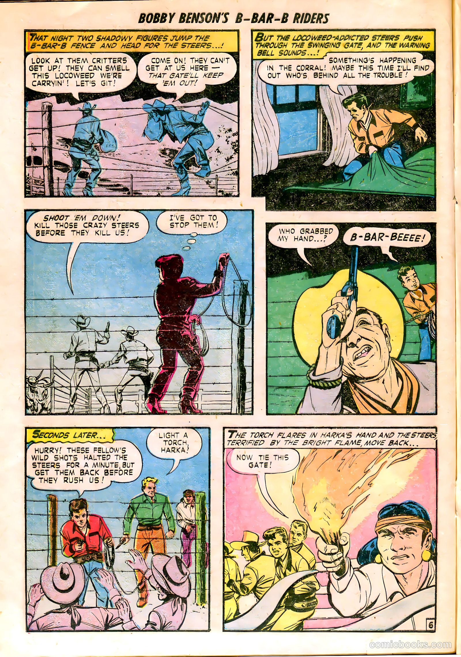 Bobby Benson's B-Bar-B Riders #8 (1951) — page 17 of 37