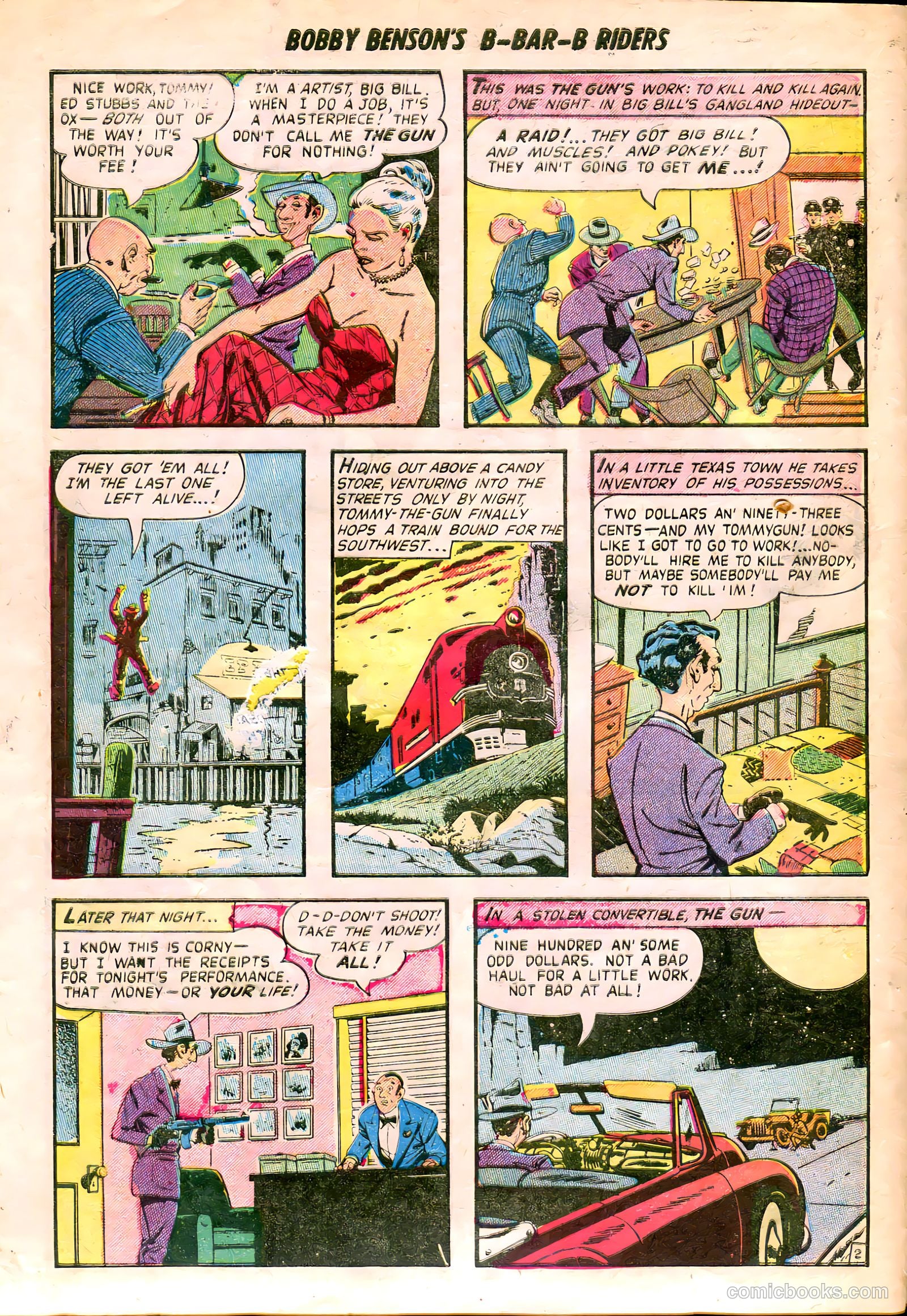 Bobby Benson's B-Bar-B Riders #8 (1951) — page 21 of 37