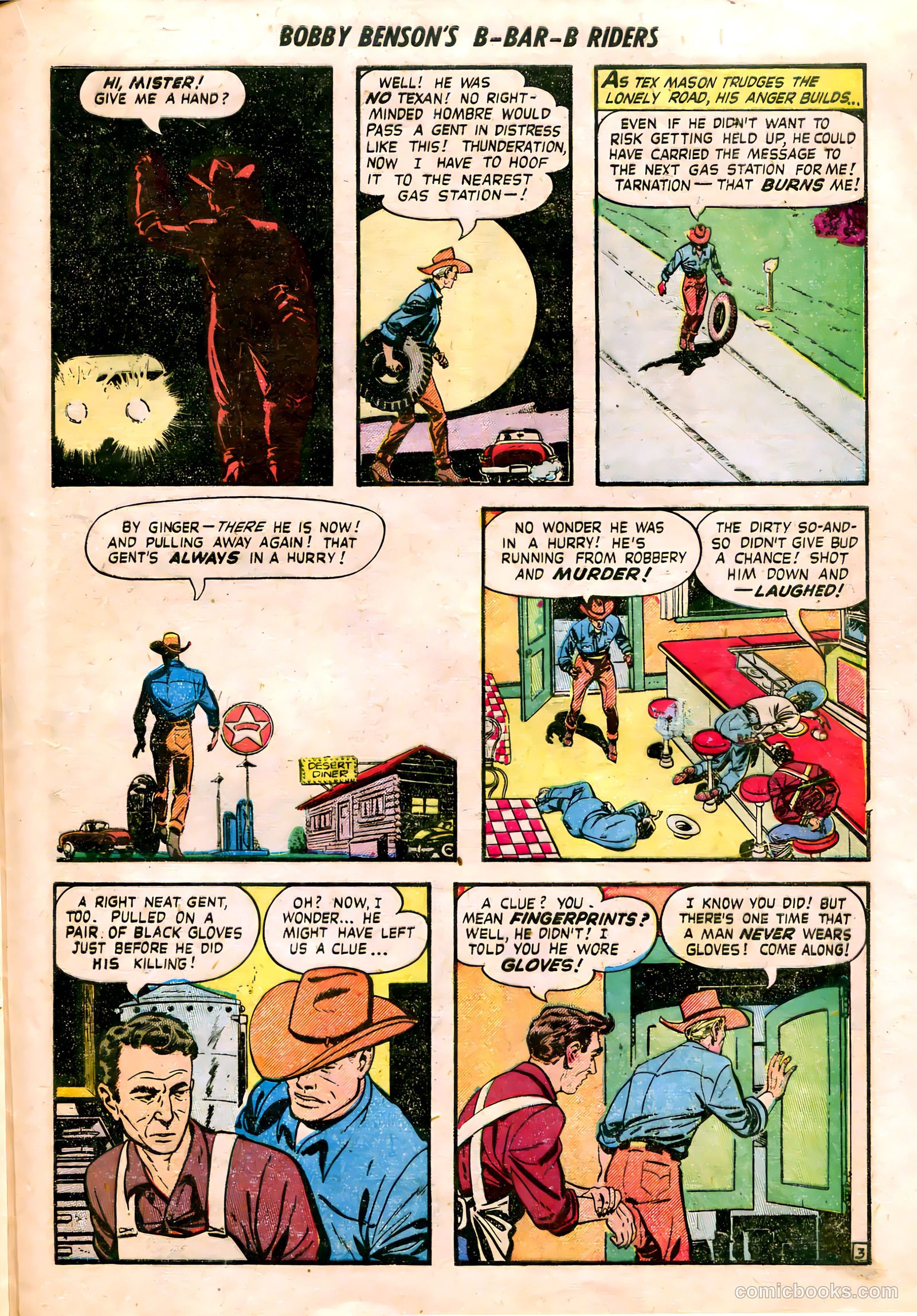 Bobby Benson's B-Bar-B Riders #8 (1951) — page 22 of 37