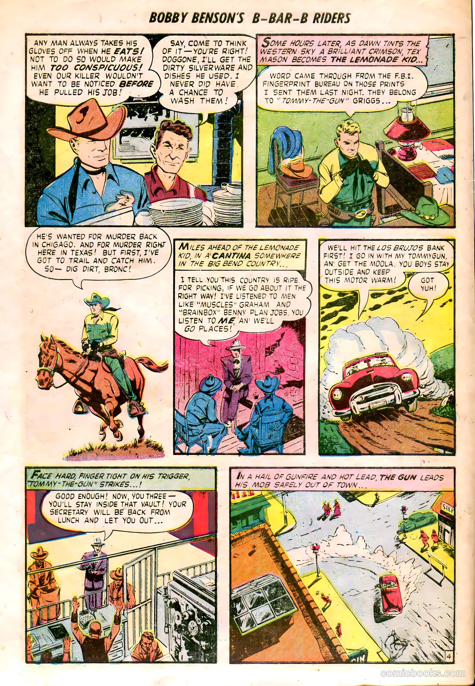 Bobby Benson's B-Bar-B Riders #8 (1951) — page 23 of 37