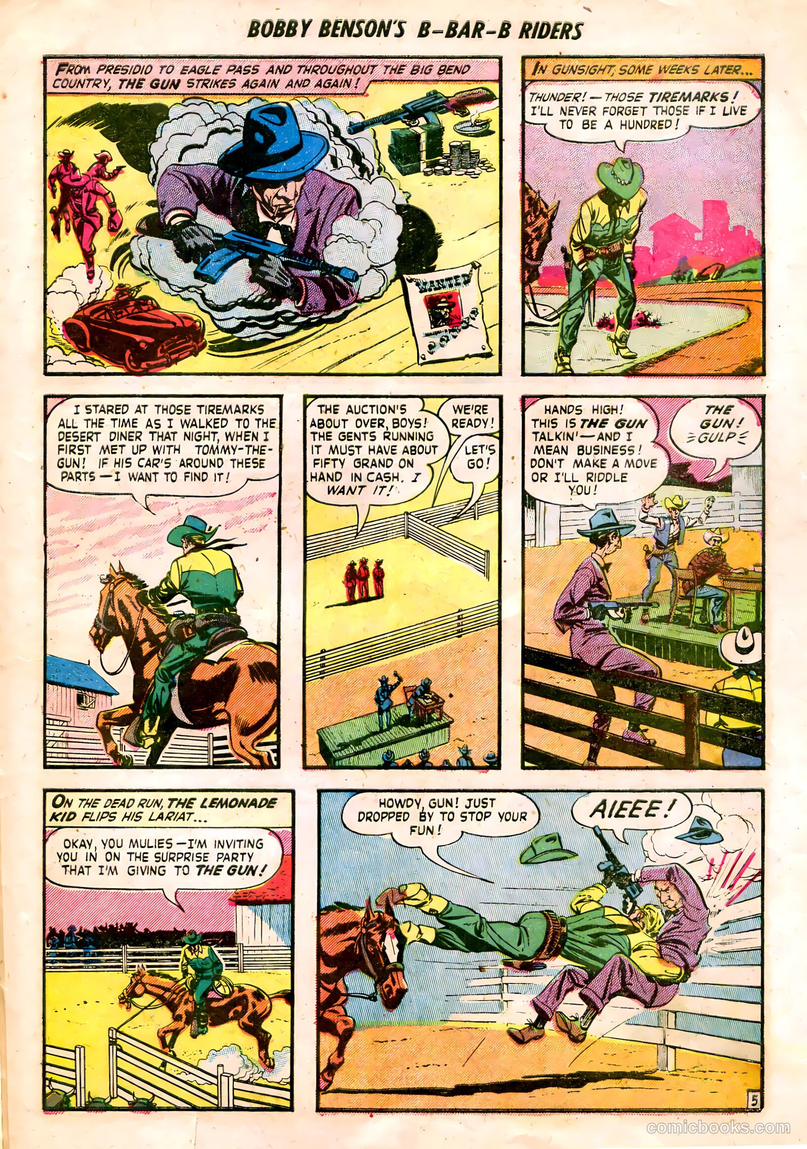 Bobby Benson's B-Bar-B Riders #8 (1951) — page 24 of 37