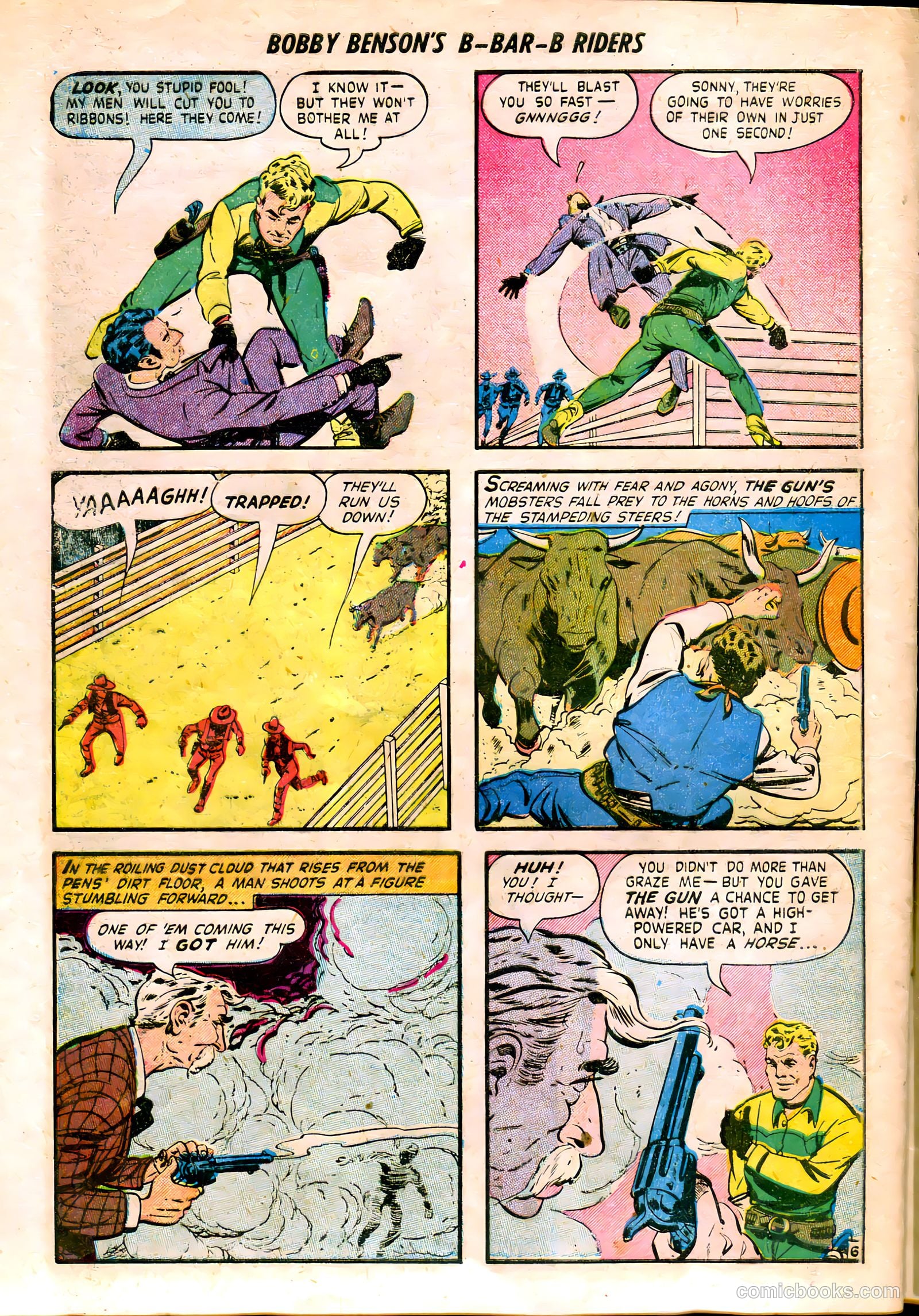 Bobby Benson's B-Bar-B Riders #8 (1951) — page 25 of 37