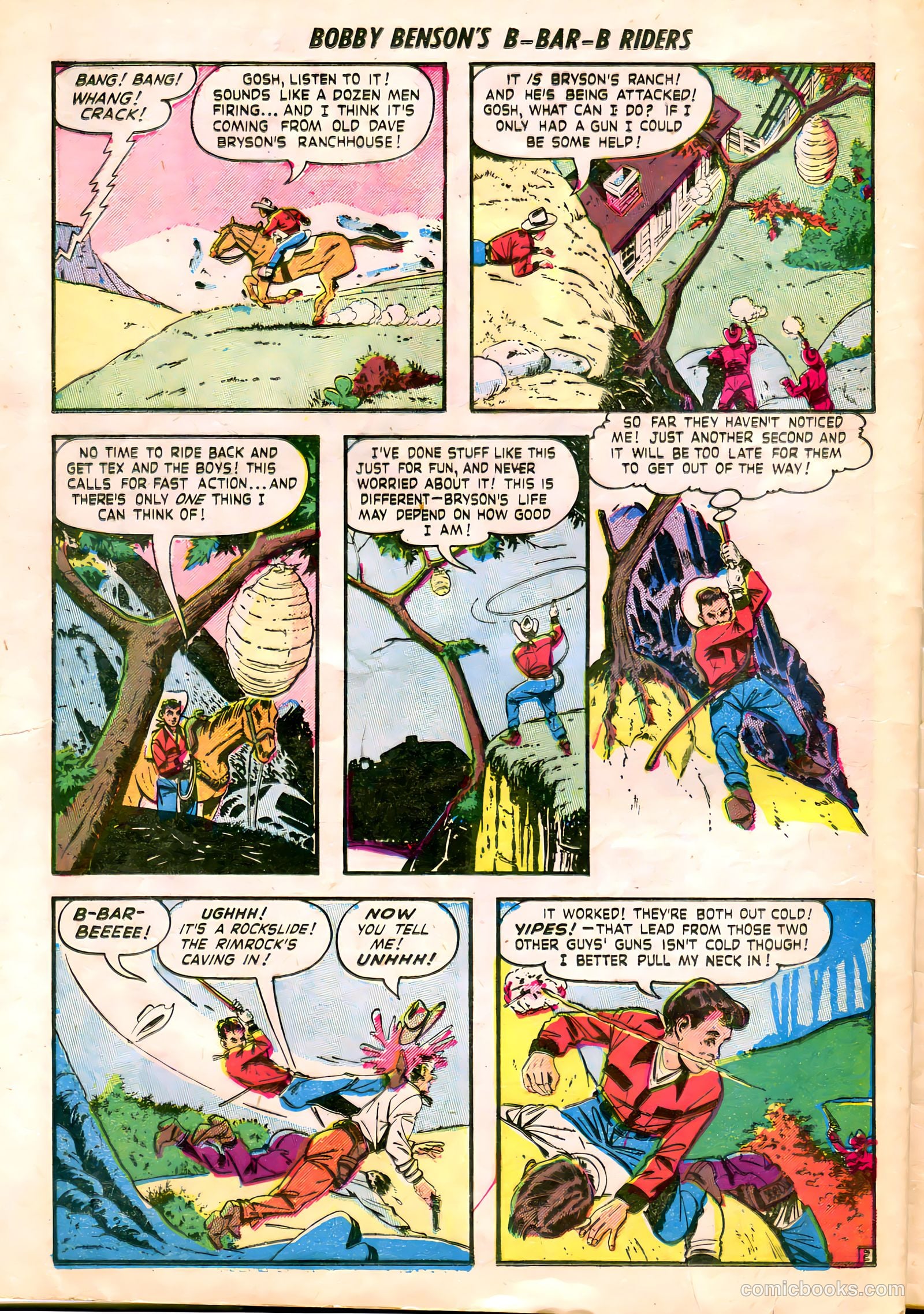 Bobby Benson's B-Bar-B Riders #8 (1951) — page 29 of 37