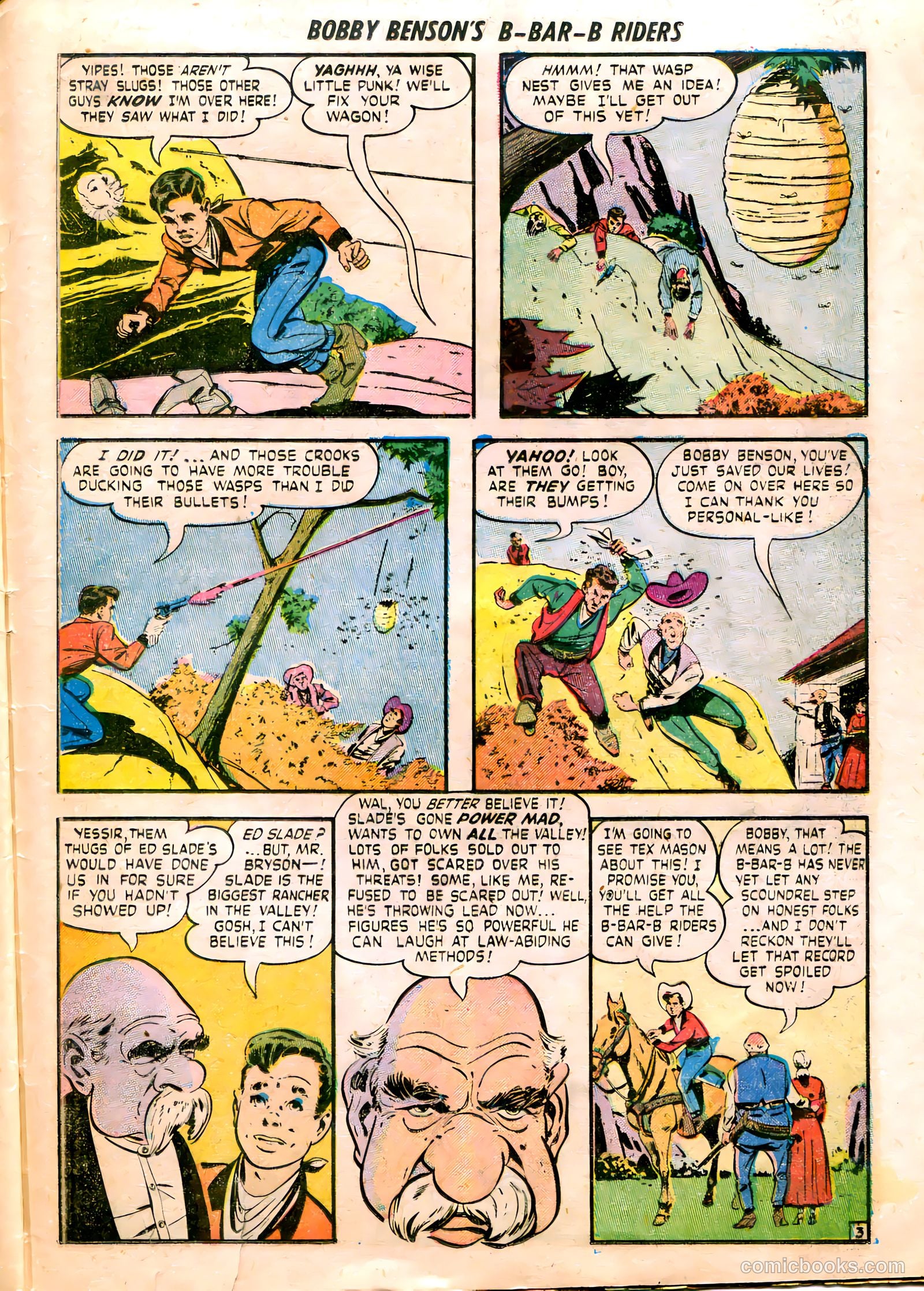 Bobby Benson's B-Bar-B Riders #8 (1951) — page 30 of 37