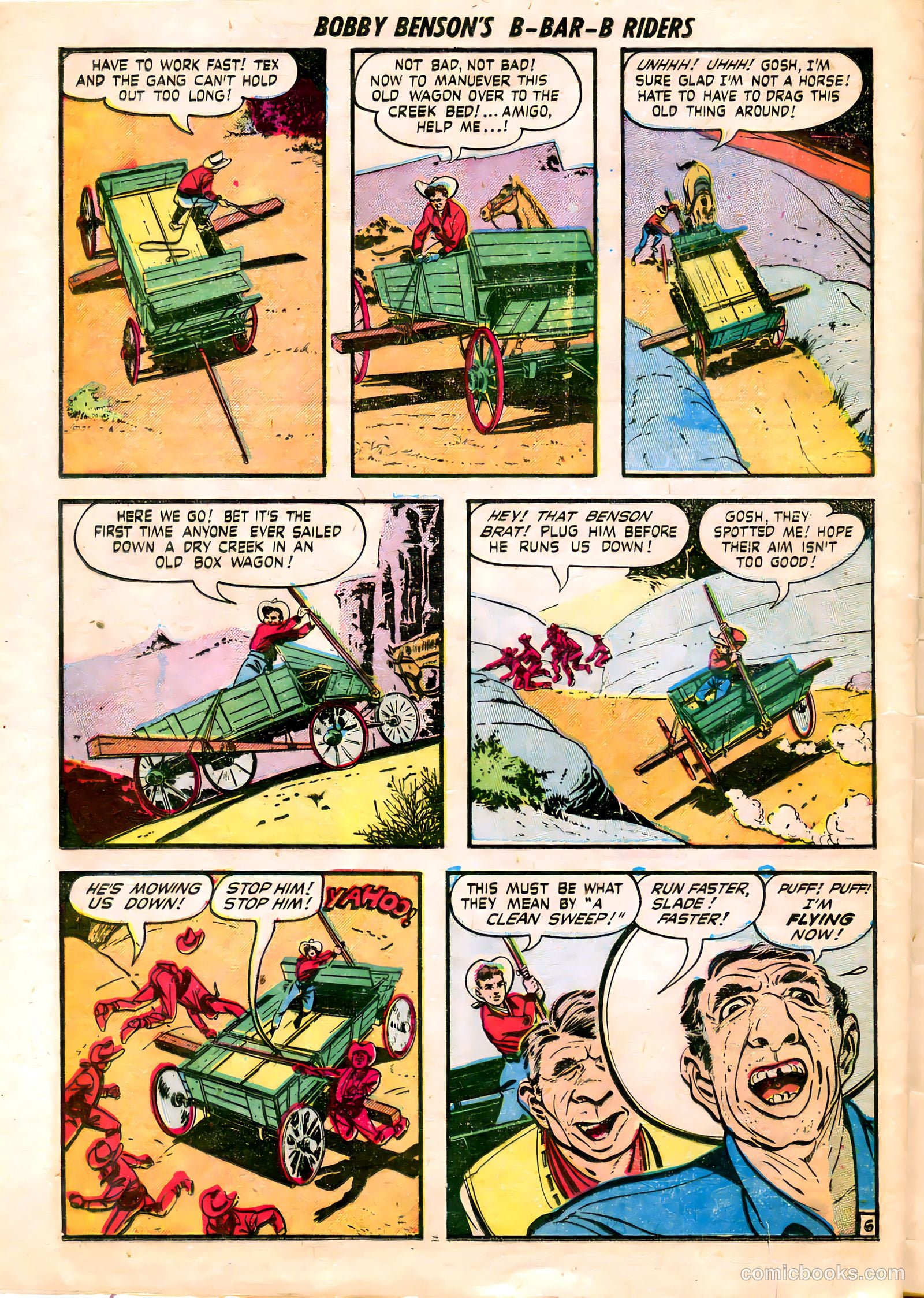 Bobby Benson's B-Bar-B Riders #8 (1951) — page 33 of 37