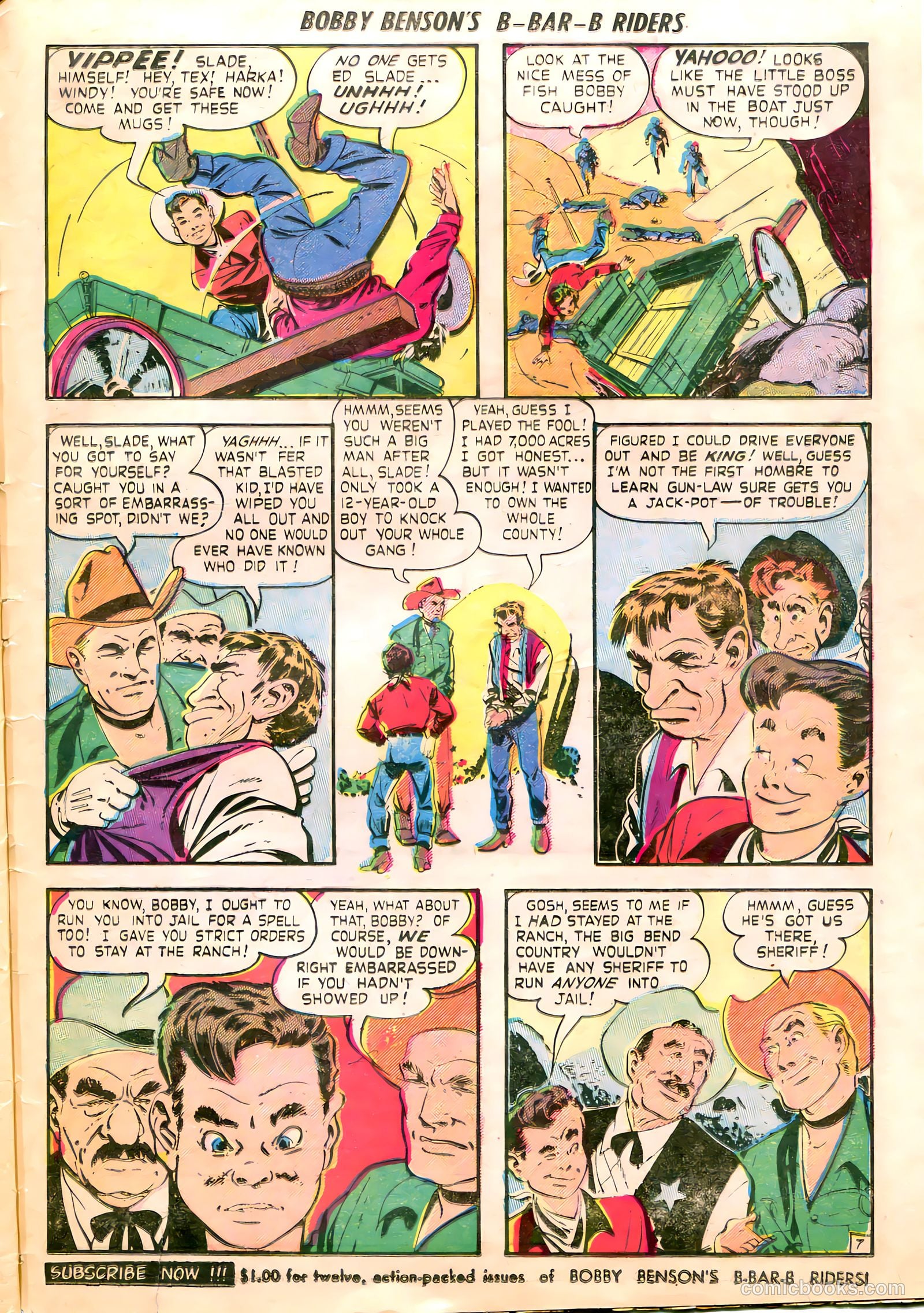 Bobby Benson's B-Bar-B Riders #8 (1951) — page 34 of 37