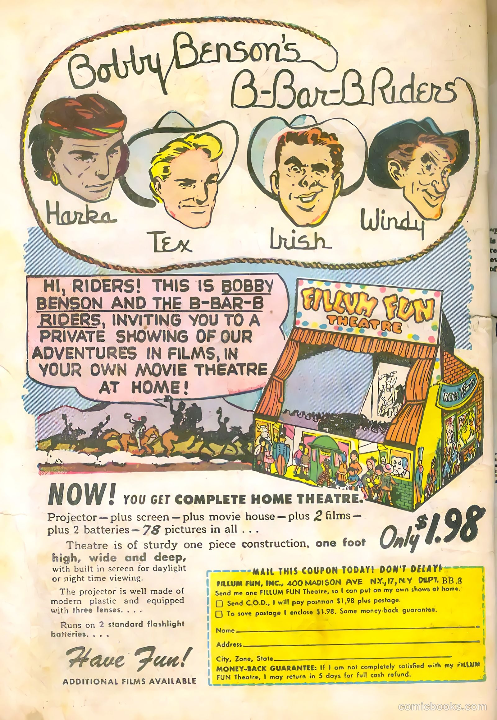 Bobby Benson's B-Bar-B Riders #8 (1951) — page 35 of 37