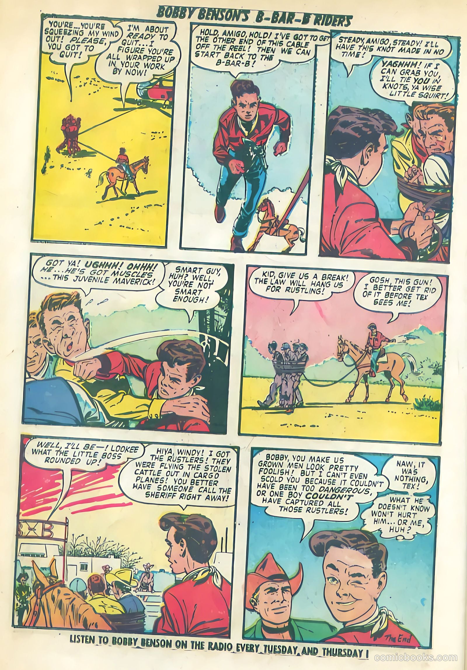 Bobby Benson's B-Bar-B Riders #9 (1951) — page 10 of 36