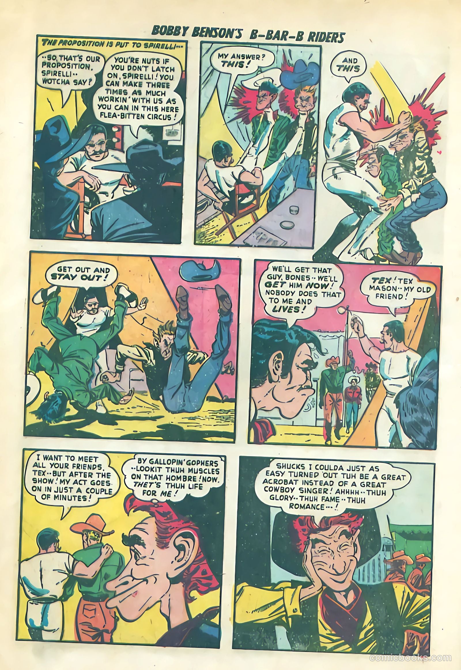 Bobby Benson's B-Bar-B Riders #9 (1951) — page 12 of 36