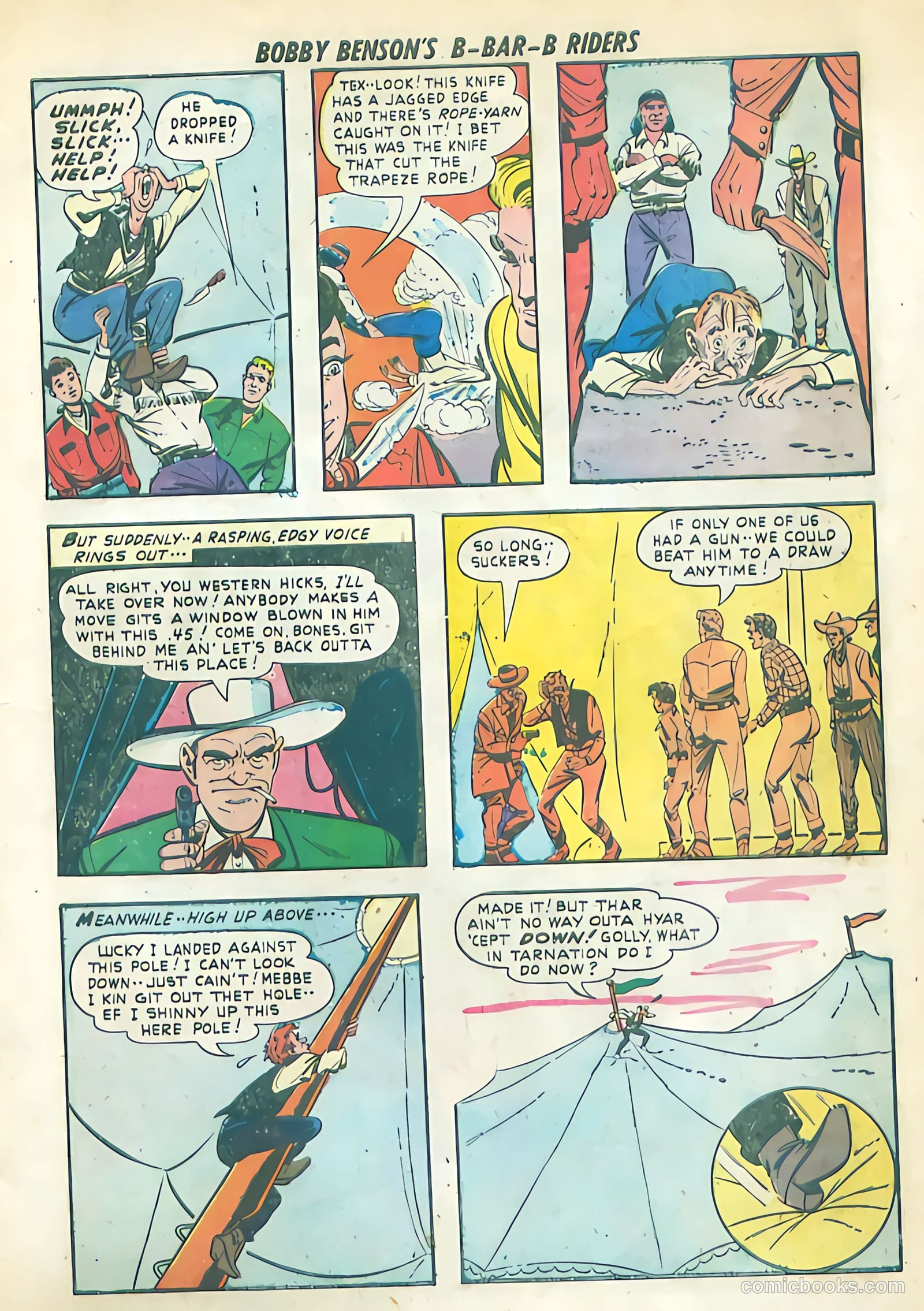 Bobby Benson's B-Bar-B Riders #9 (1951) — page 15 of 36