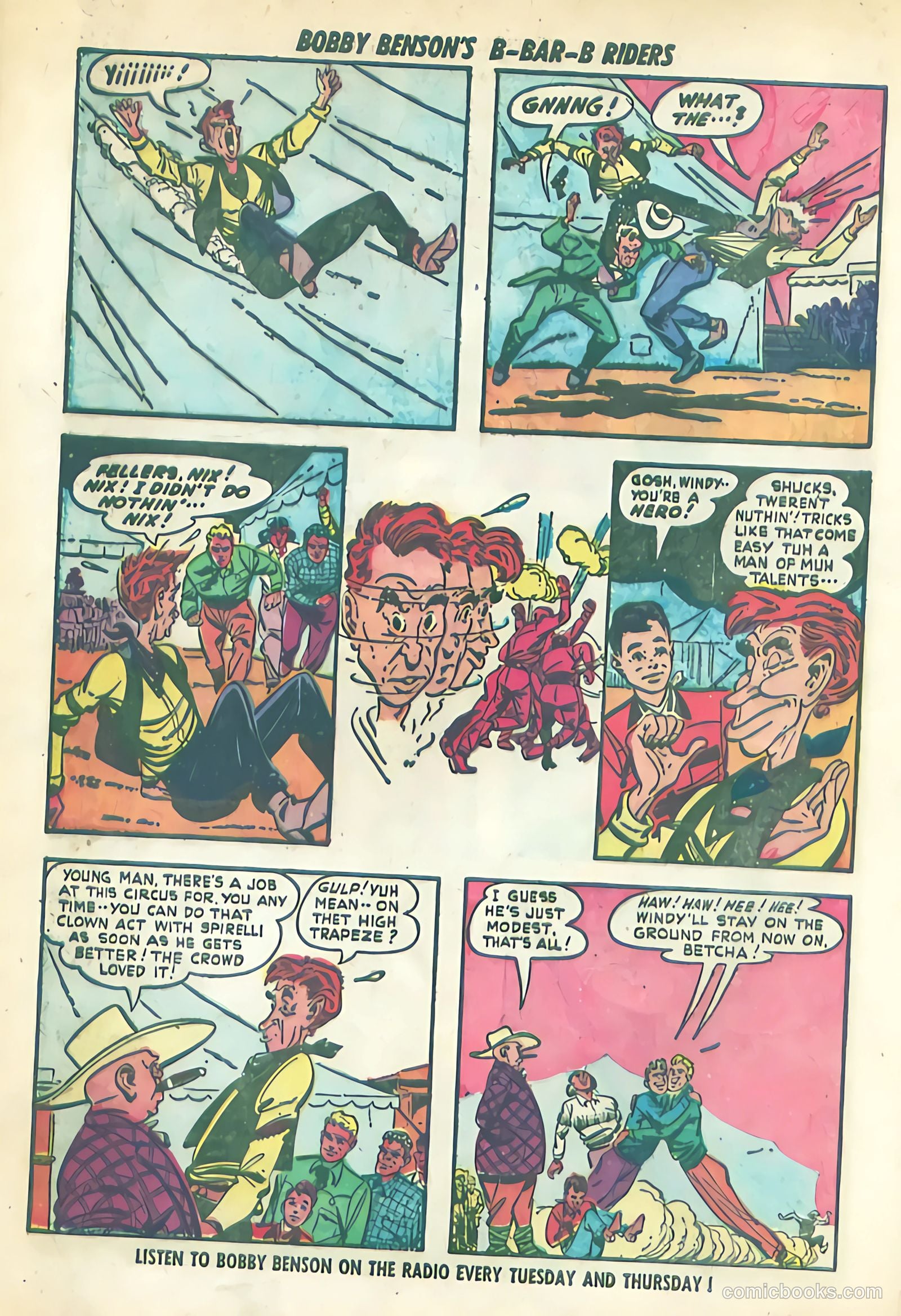 Bobby Benson's B-Bar-B Riders #9 (1951) — page 16 of 36