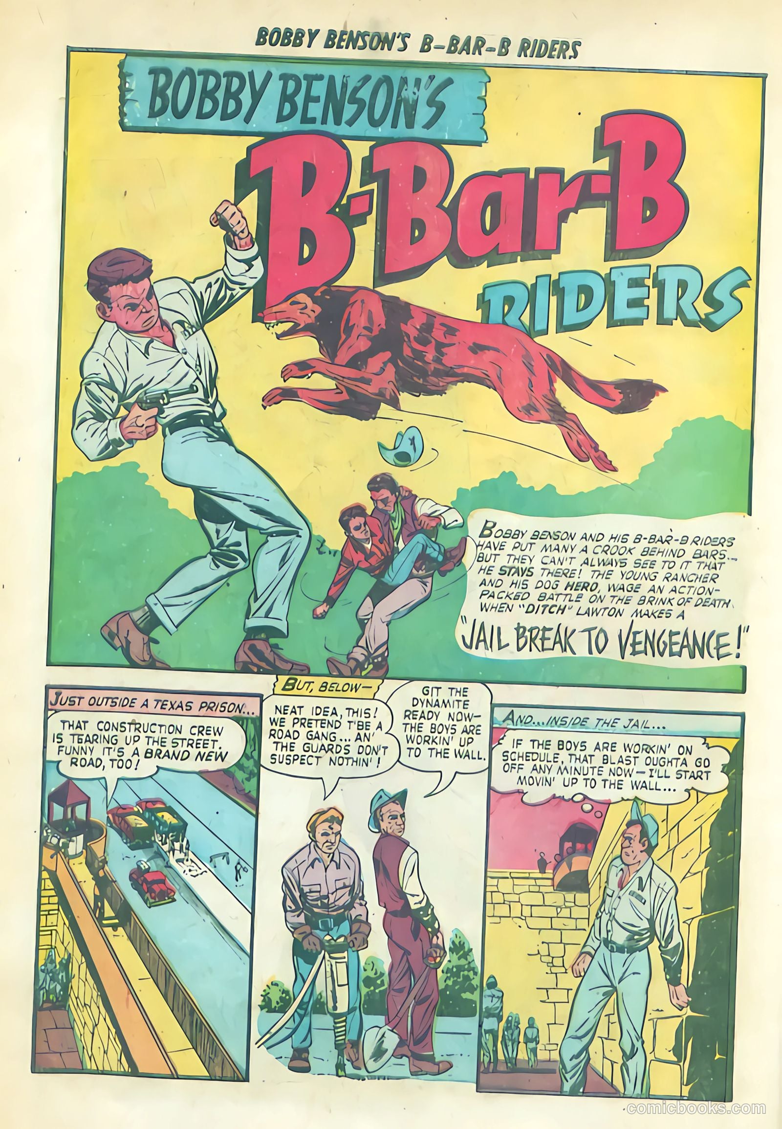 Bobby Benson's B-Bar-B Riders #9 (1951) — page 18 of 36