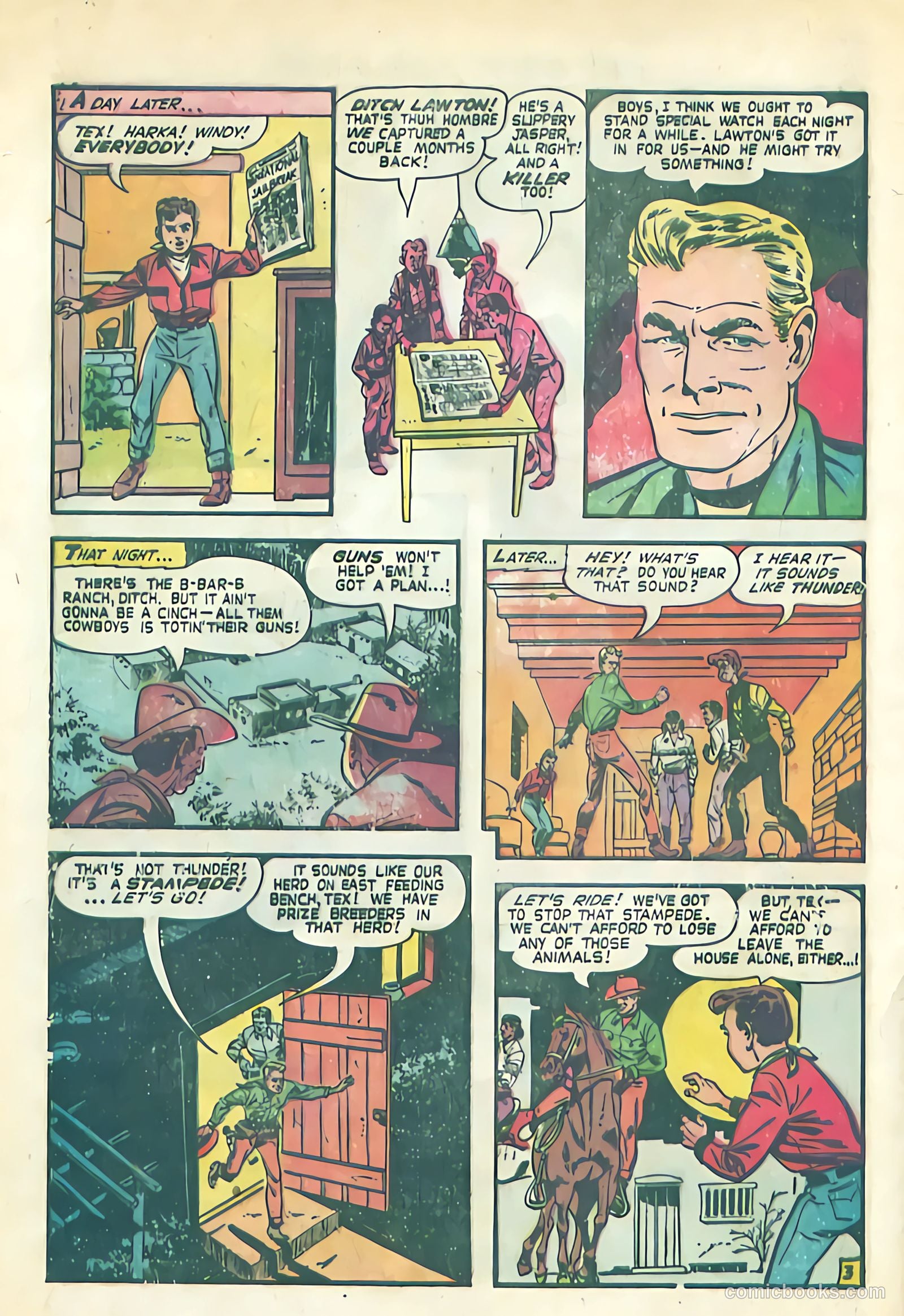 Bobby Benson's B-Bar-B Riders #9 (1951) — page 20 of 36