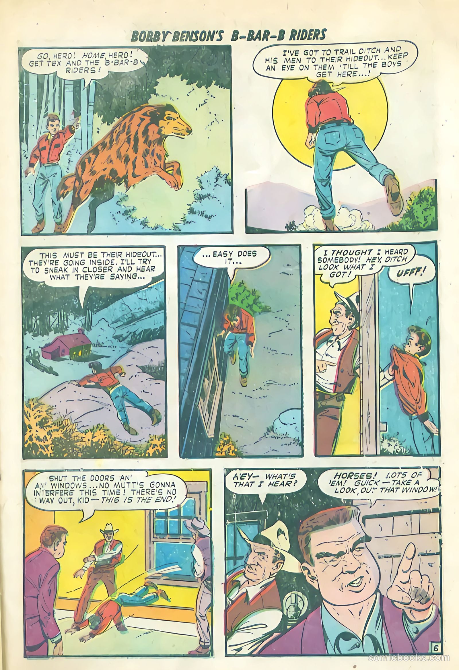 Bobby Benson's B-Bar-B Riders #9 (1951) — page 23 of 36