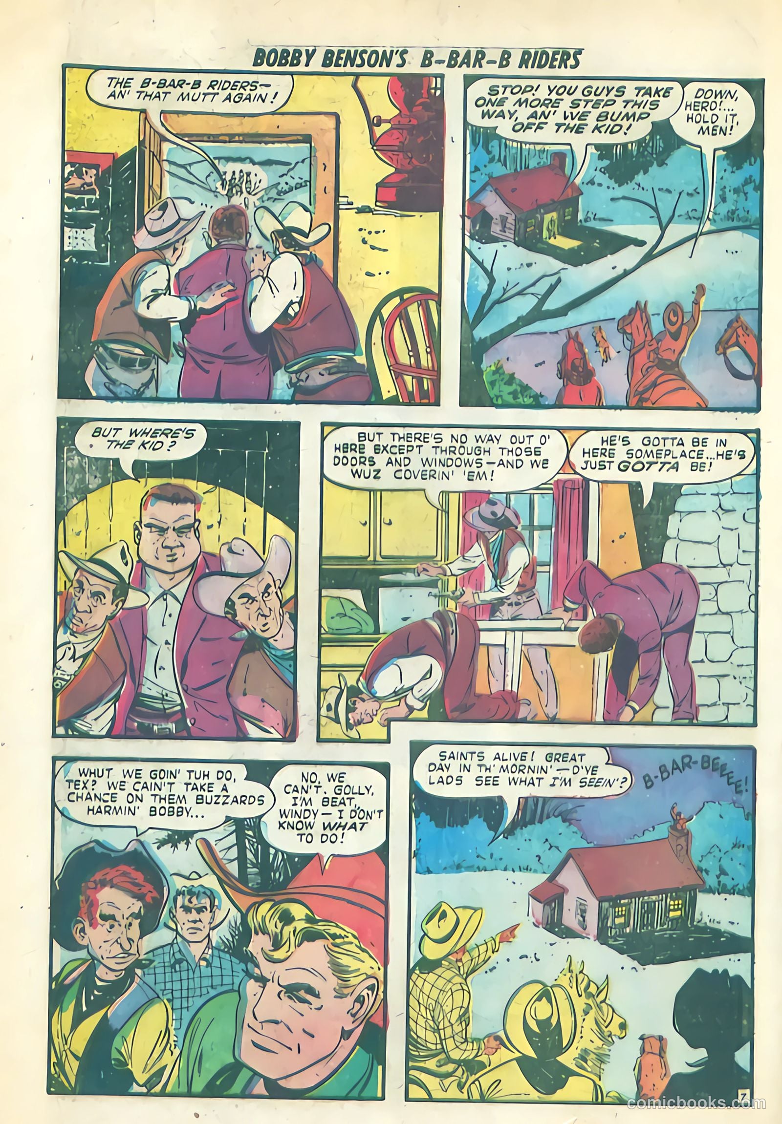 Bobby Benson's B-Bar-B Riders #9 (1951) — page 24 of 36